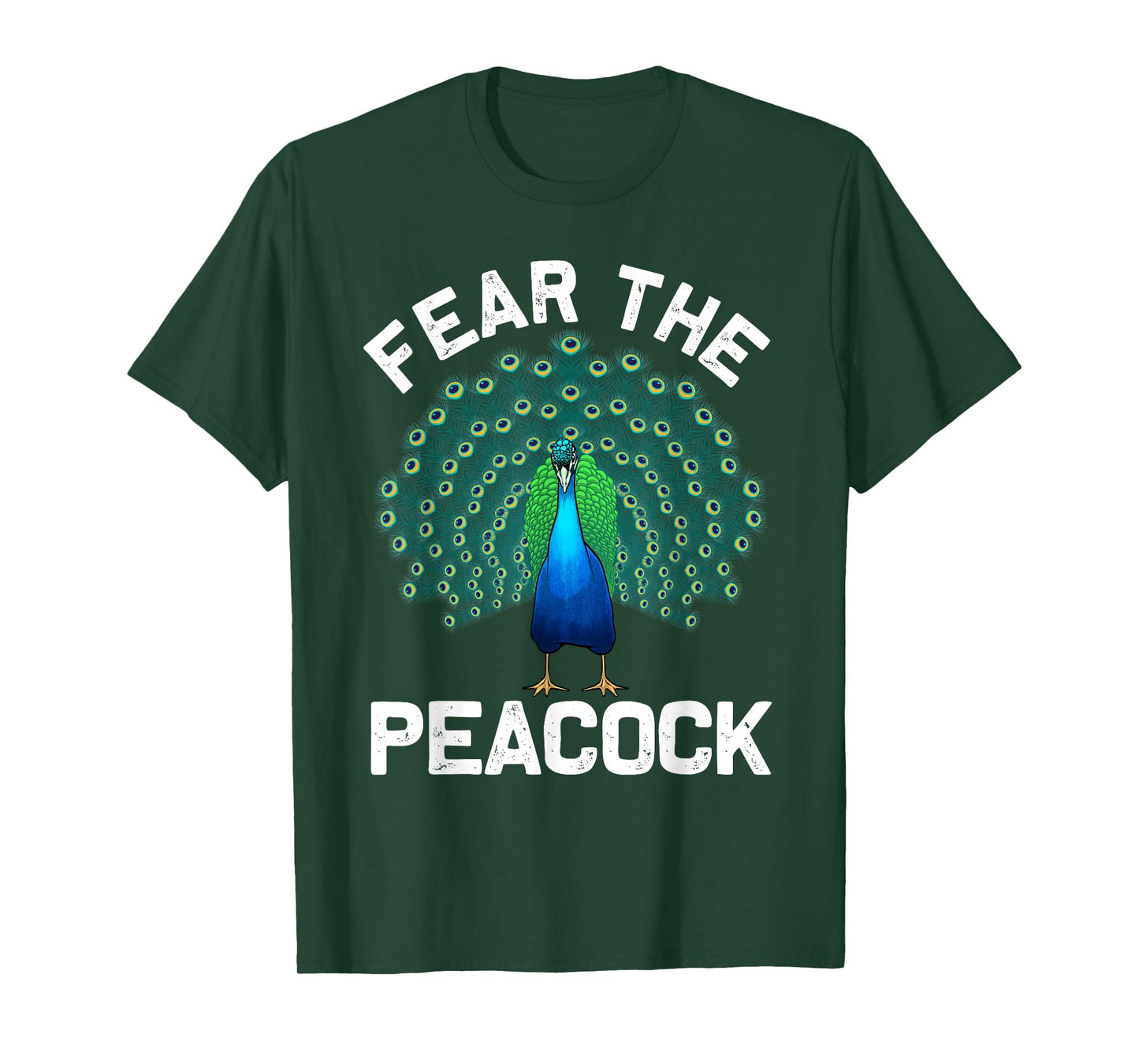 Funny Peacock Art For Men Women Adult Feather Peacock Lover T-Shirt