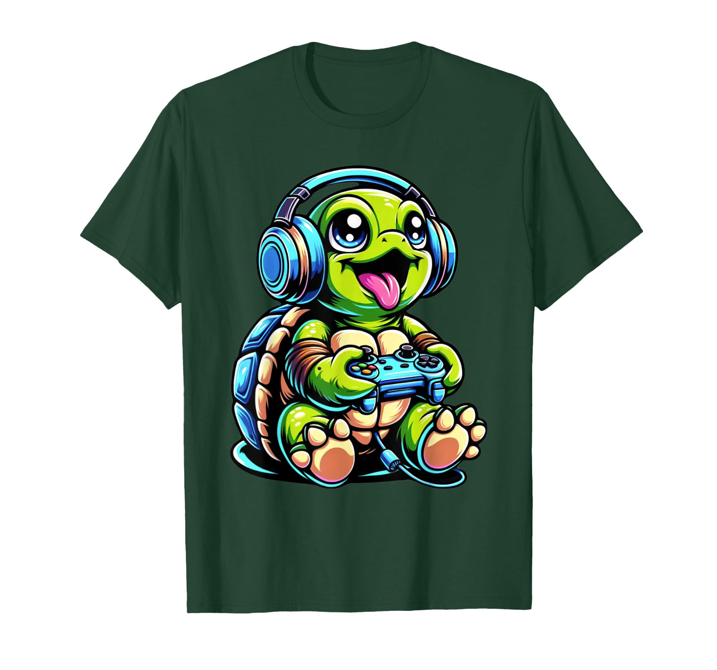 Funny Turtle Gamer Gaming Turtles Video Game T-Shirt