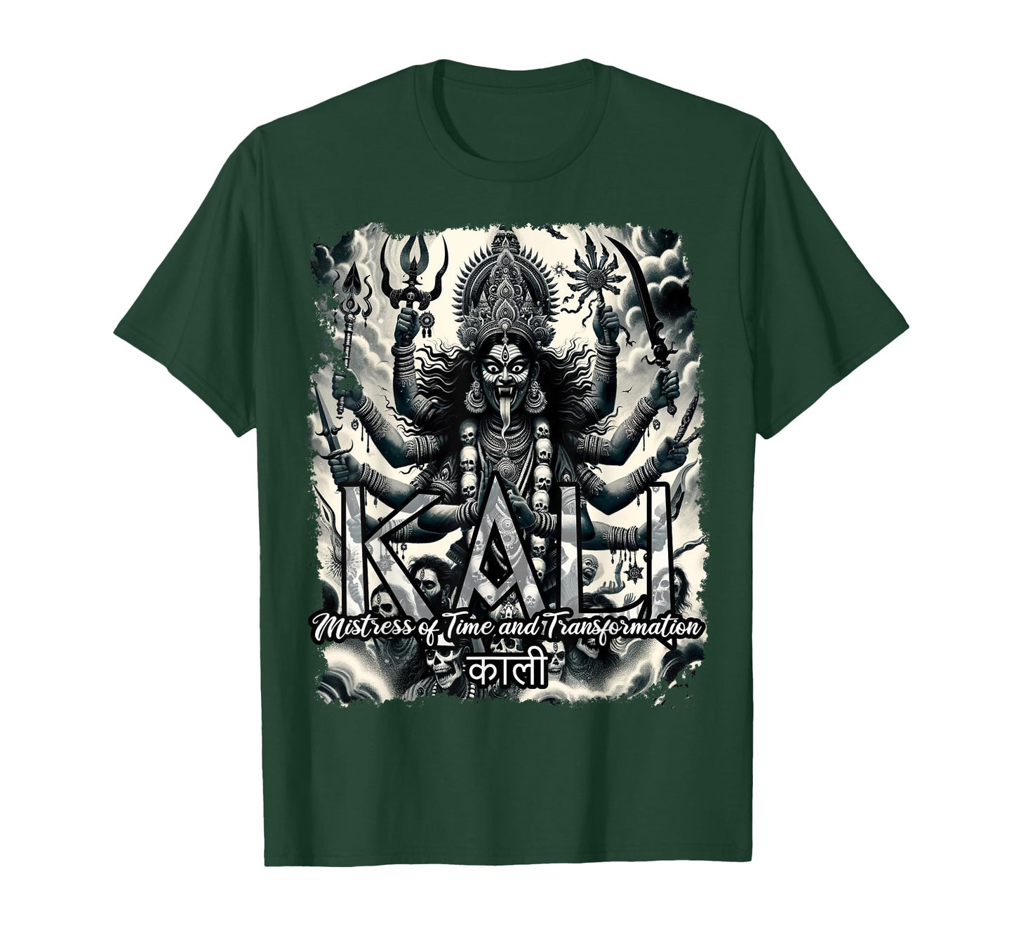 Kali Hinduism Goddess T-Shirt, Small