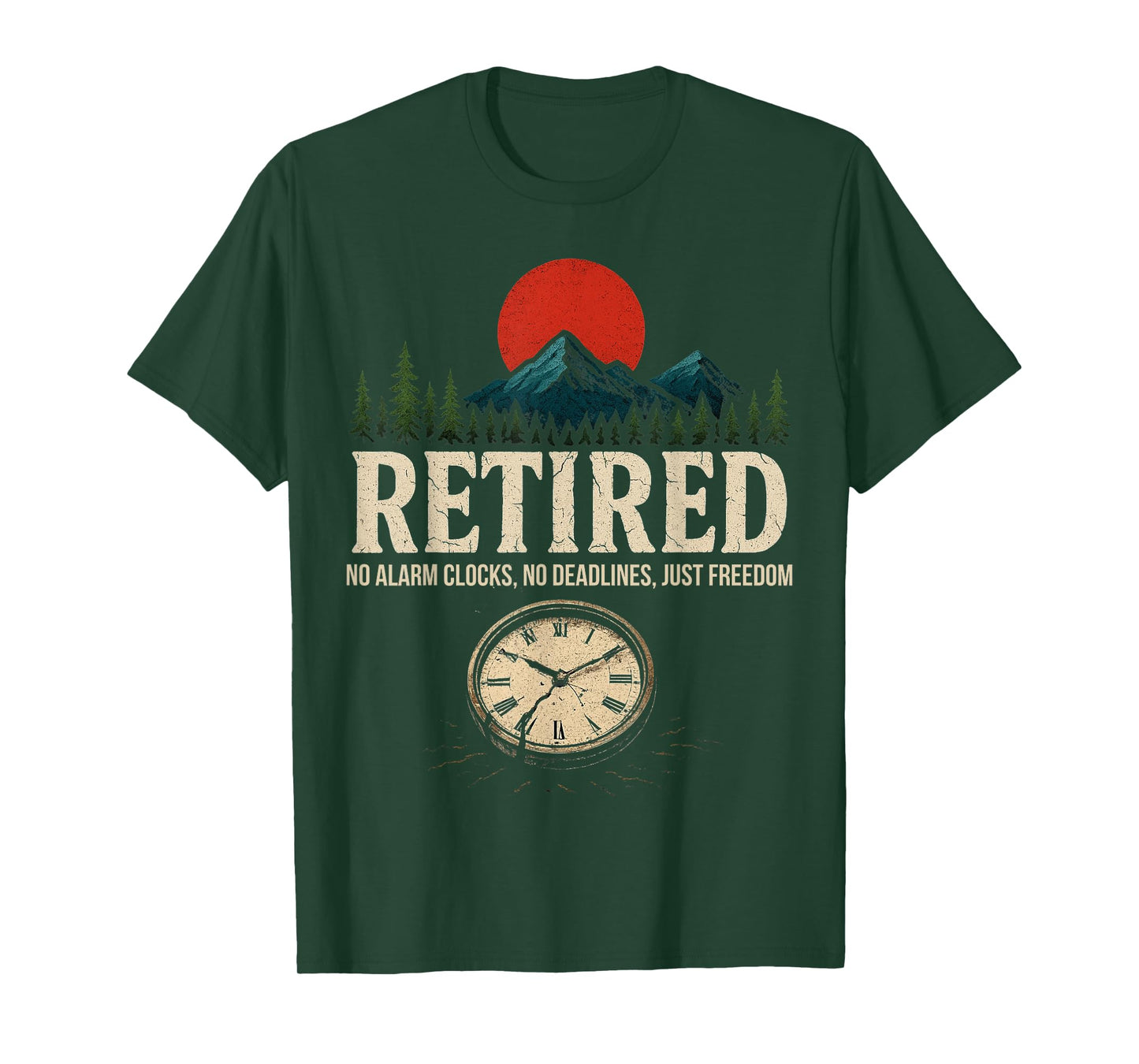 Retirement Party No Alarm Clocks No Deadlines Just Freedom T-Shirt