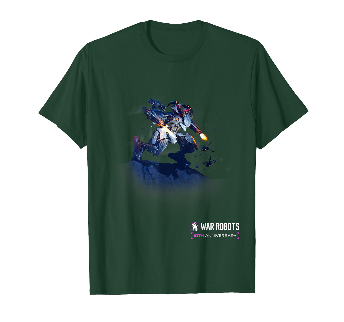 War Robots 10th Anniversary โ Ochokochi T-Shirt, Small, Black