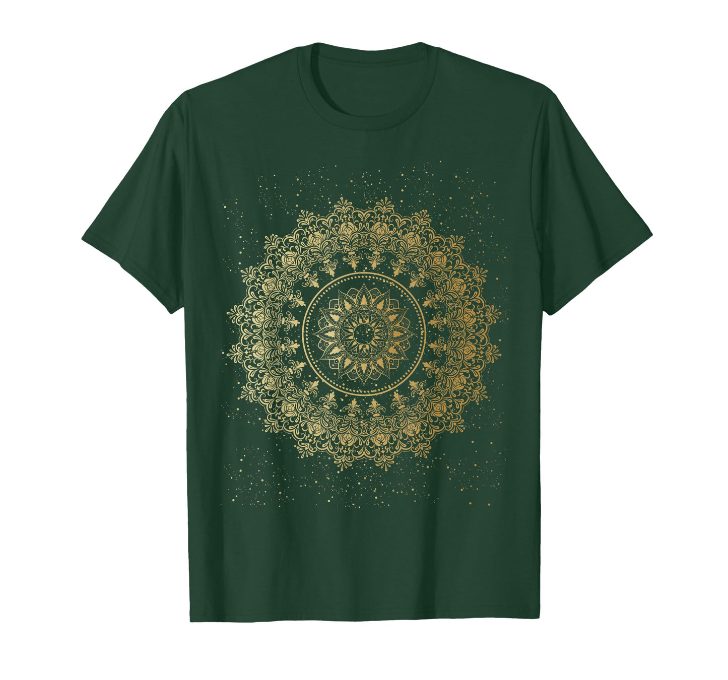 Womens Mandala Circle Mandala T-Shirt