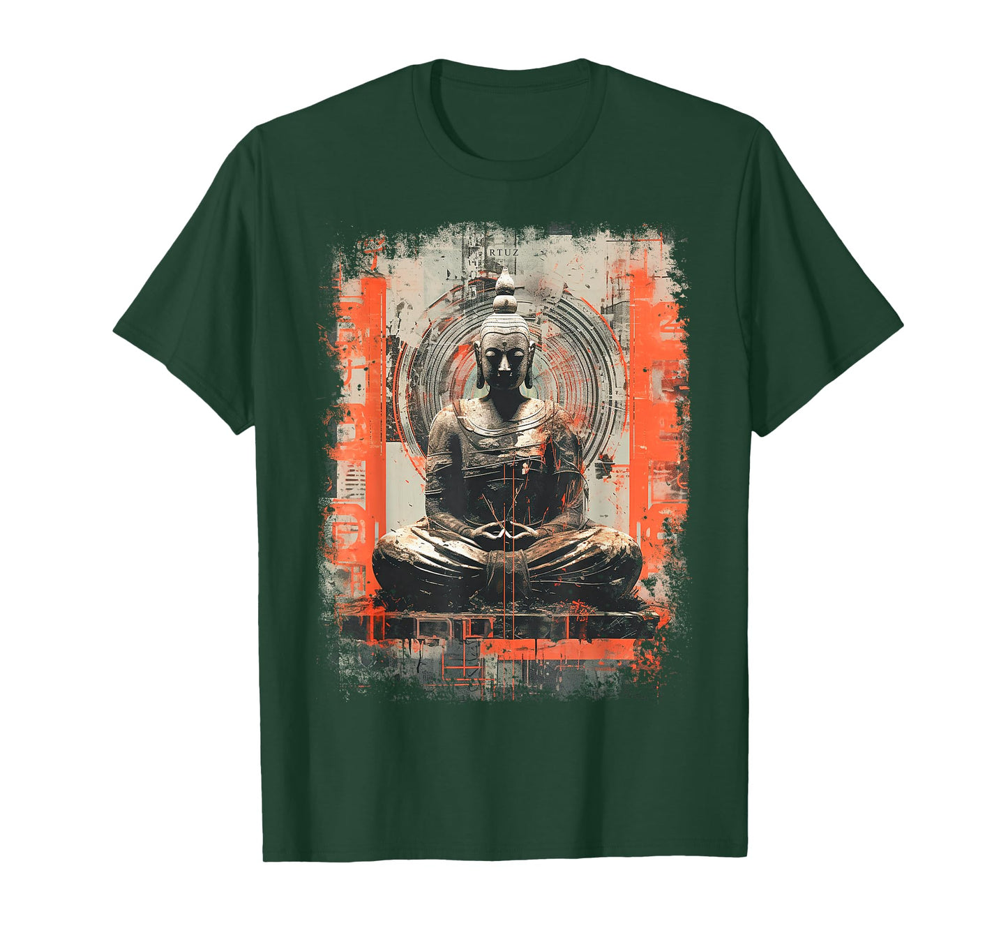 Hip Hop Y2K Vintage Hipster Retro Edgy Streetwear Buddha T-Shirt