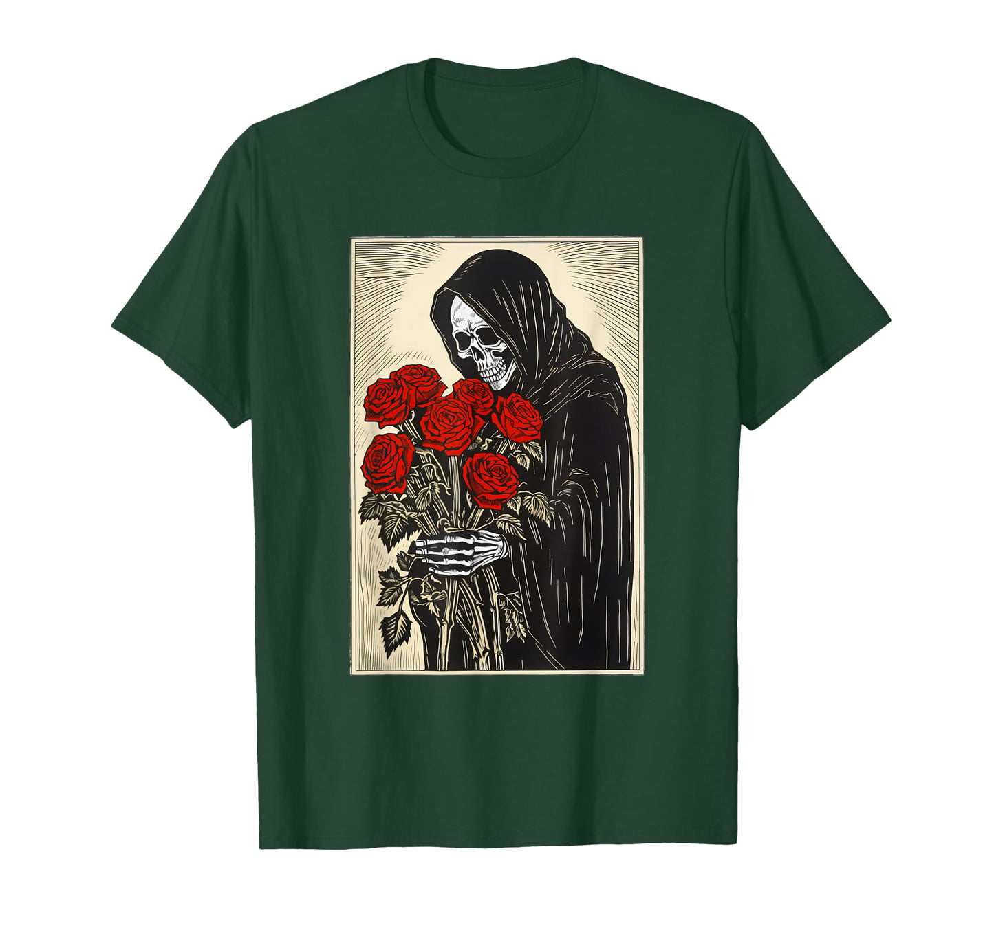 Grim Reaper Smelling The Roses T-Shirt