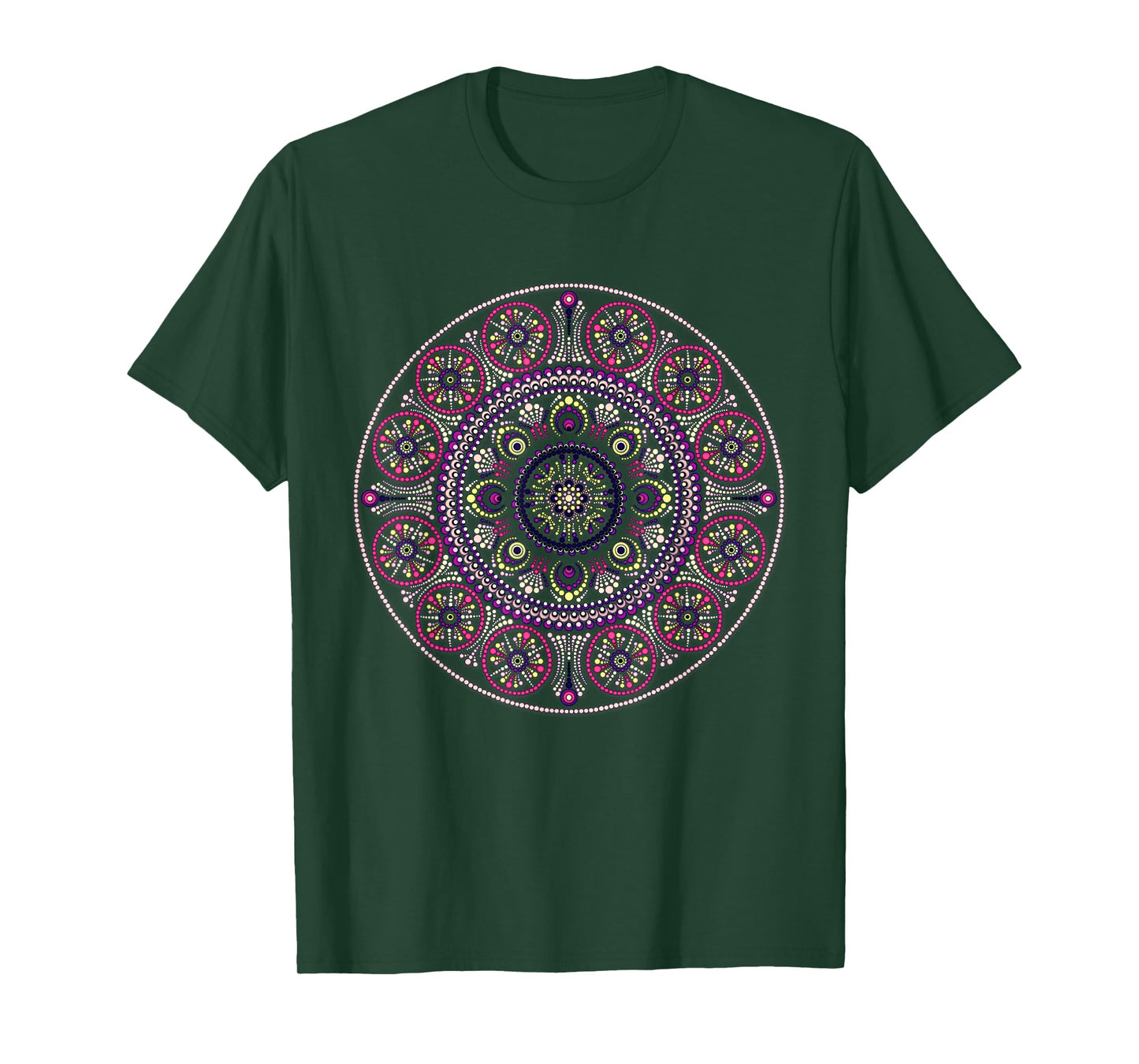 Psychedelic Sacred Geometry Design Mandala Chakra Love Art T-Shirt
