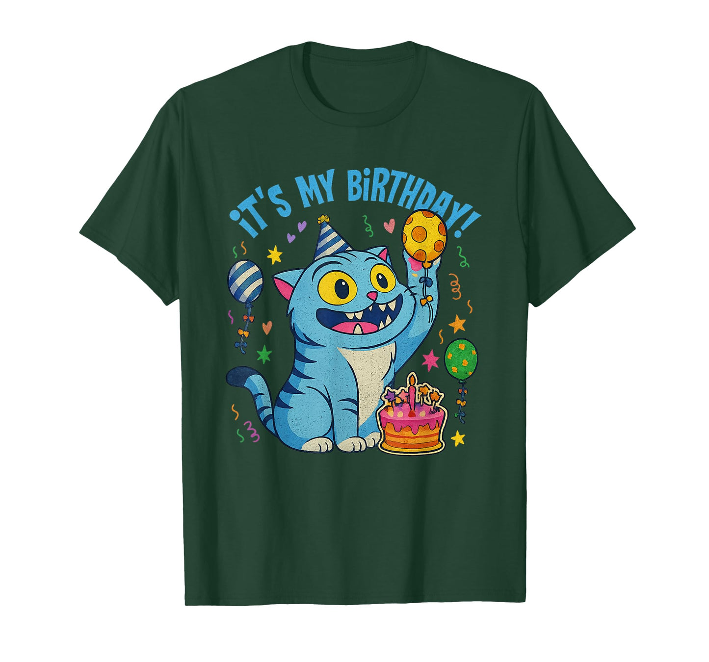 Derpy Cat Birthday Costume, K Pop Inspired Tee T-Shirt