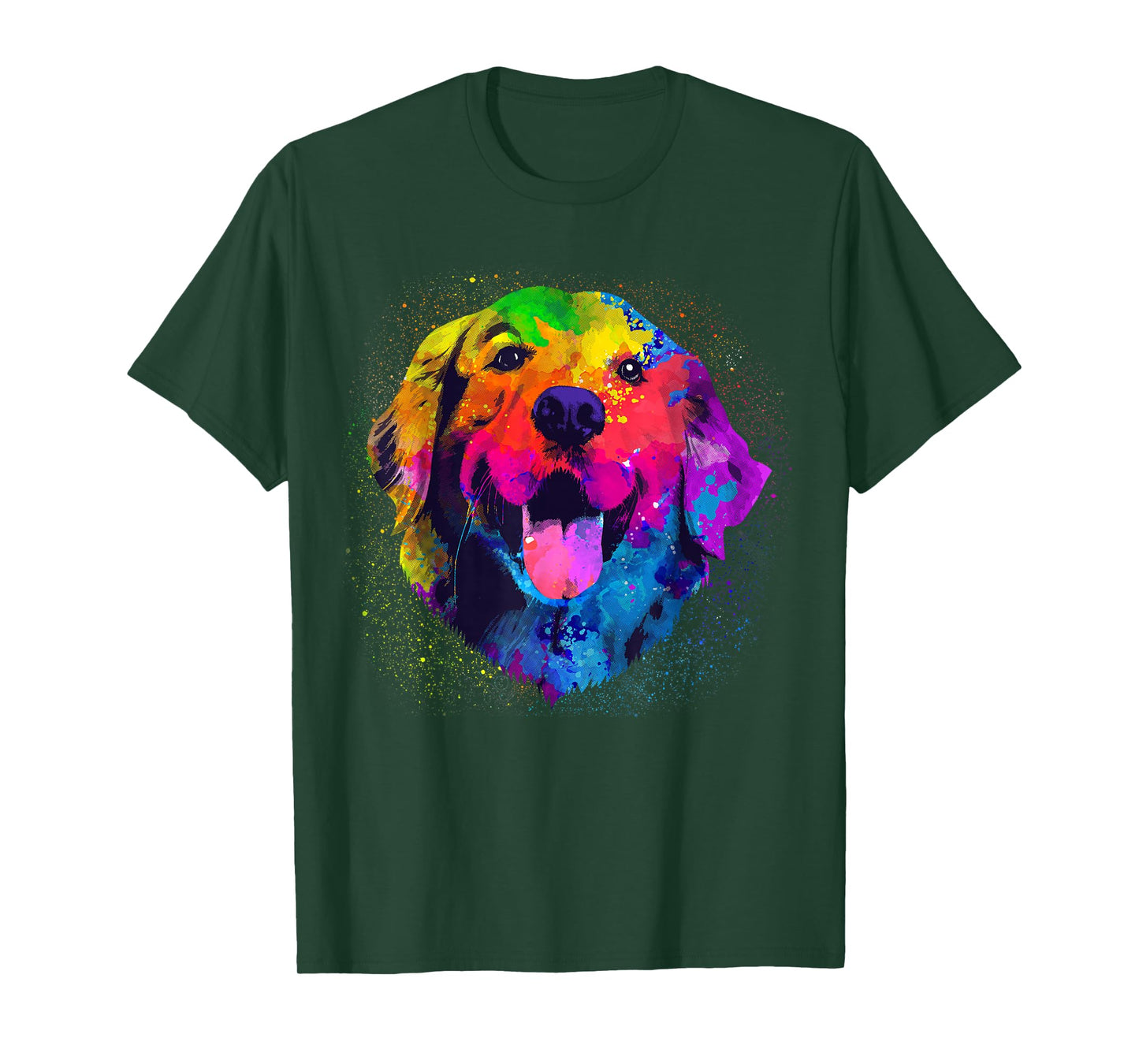 Golden Retriever Art For Men Women Golden Retriever Lover T-Shirt