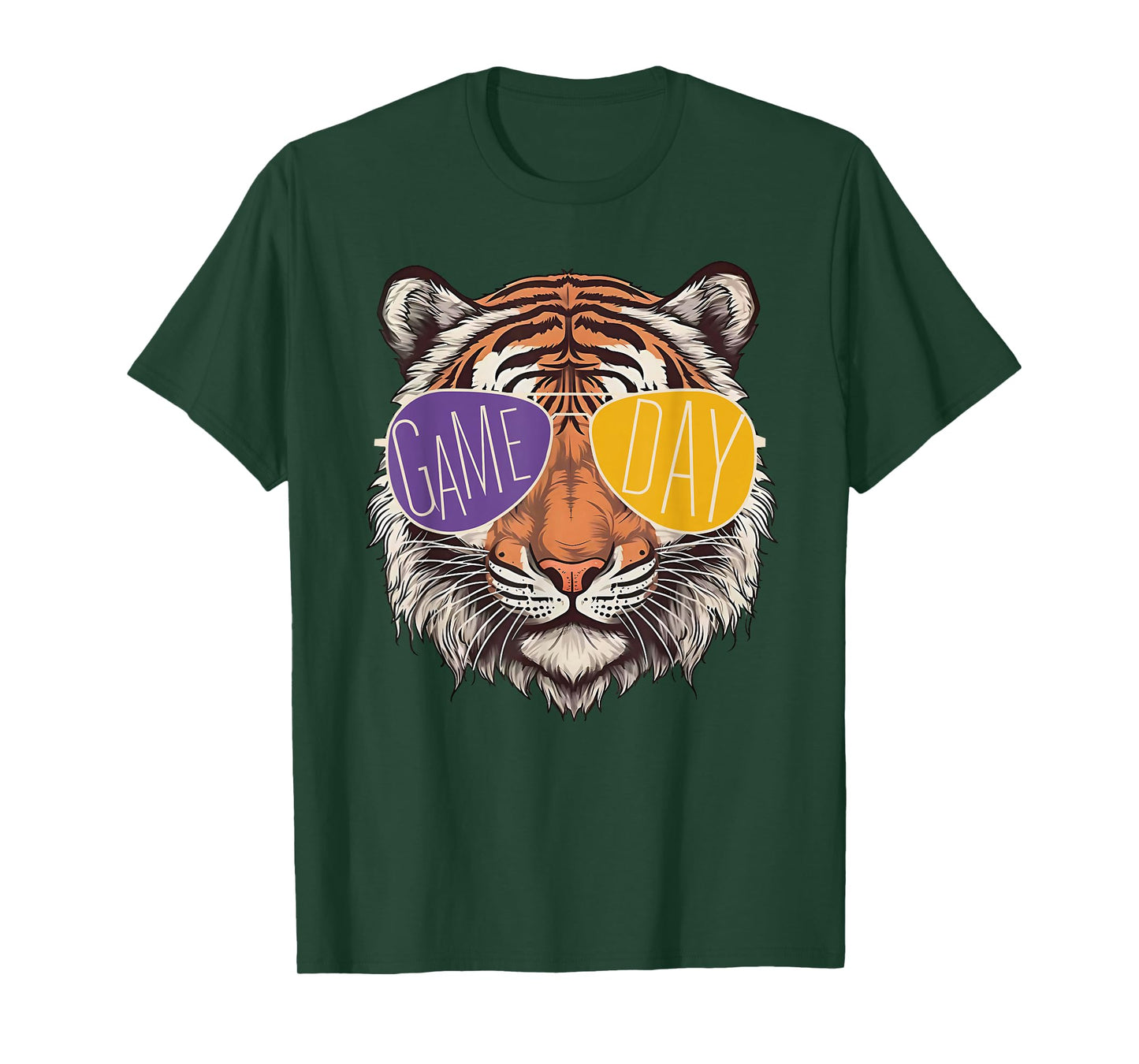 Touchdown American Football Game Day Thanksgiving Tiger Cool T-Shirt