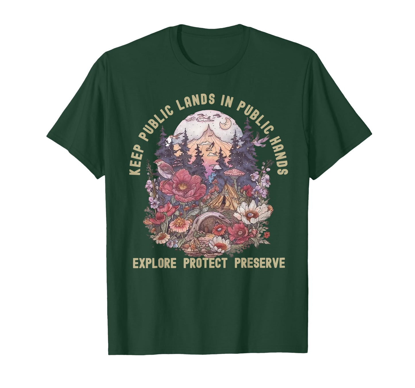 Keep Public Lands In Public Hands Protect Our National Parks T-Shirt