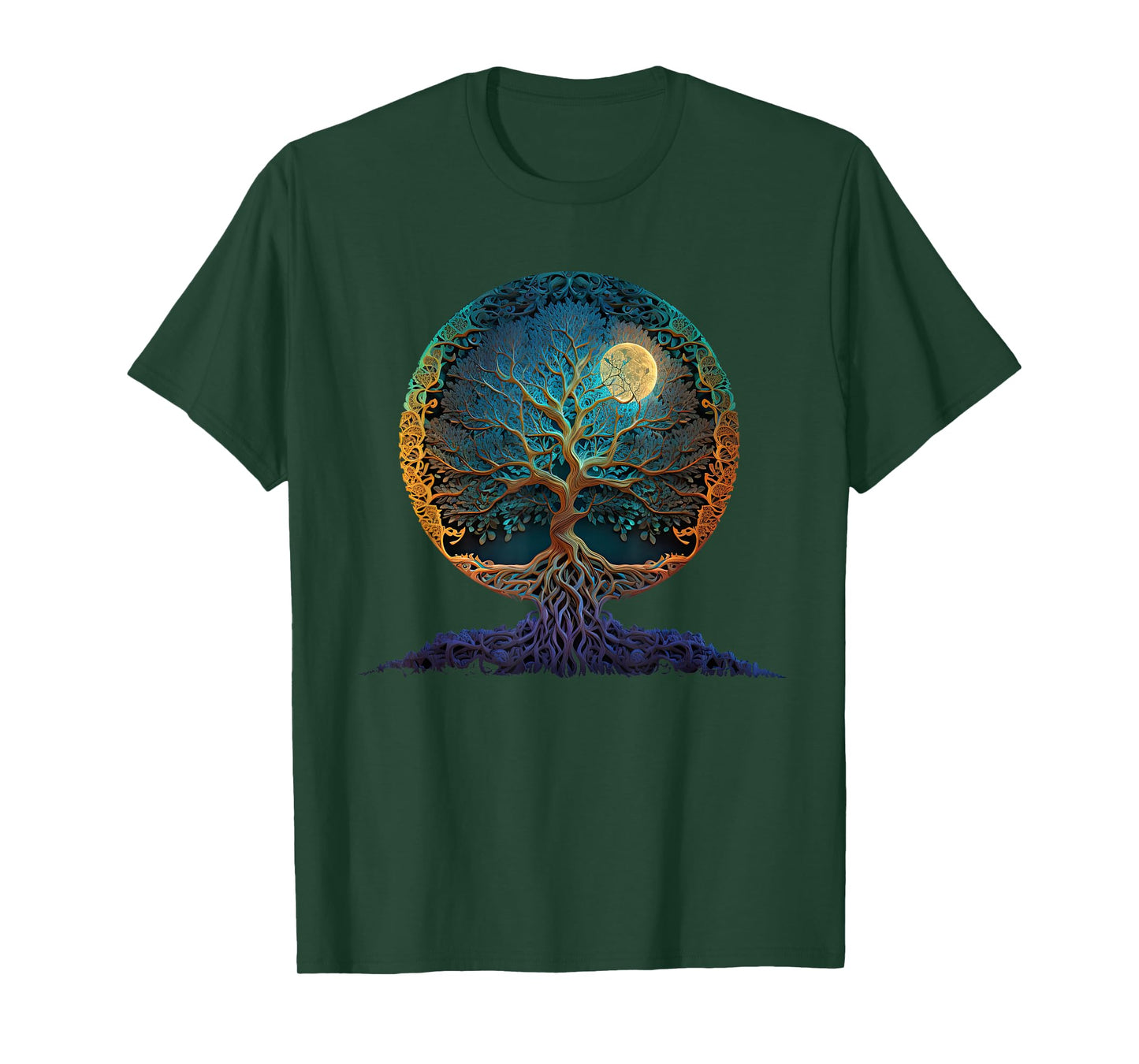 Tree Of Life Yoga Zen Namaste Meditation T-Shirt