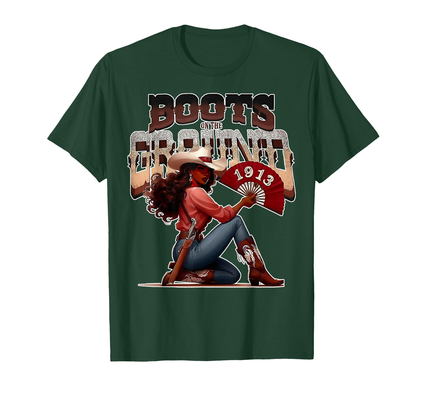 Boots On The Ground Where Them Fans At T-Shirt