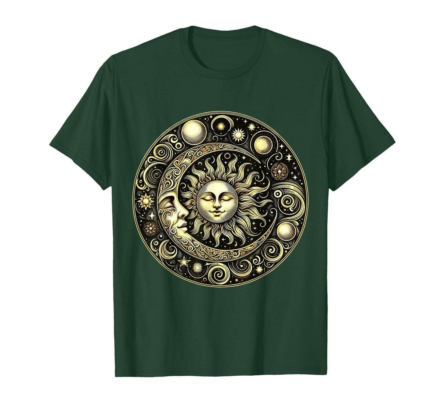 Celestial Moon and Sun T-Shirt