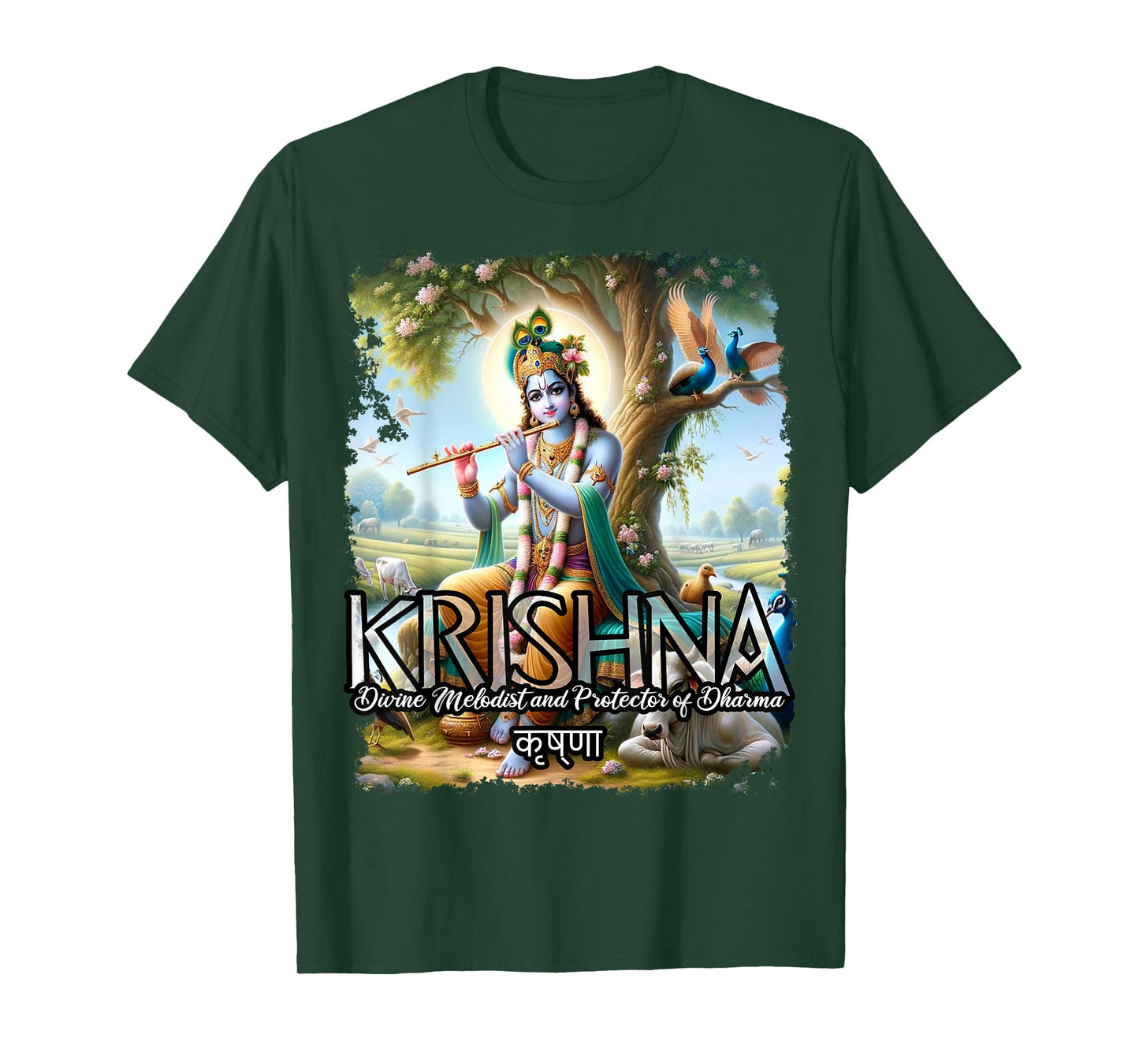 Krishna Hindu God Mythology Spiritual Enlightenment T-Shirt