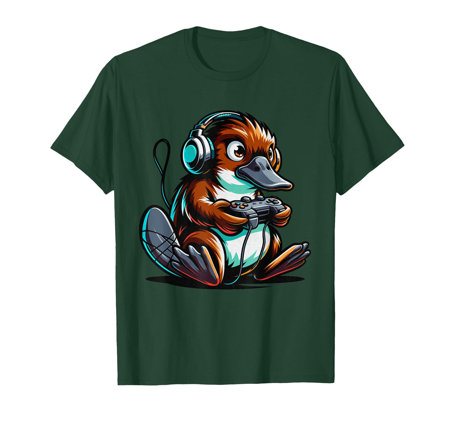 Platypus Shirt Kids Funny Platypus and Video Games Lover T-Shirt