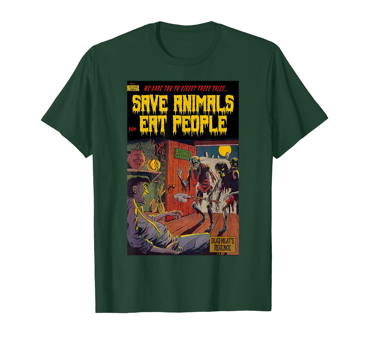 Save The Animals Eat People Vegan Animal Liberation T-Shirt