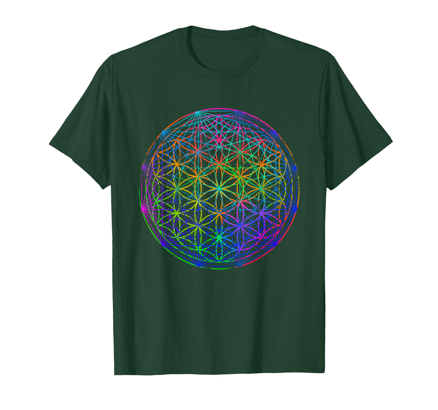 Geometric Chakra - Psychedelic Sacred Geometry T-Shirt T-Shirt