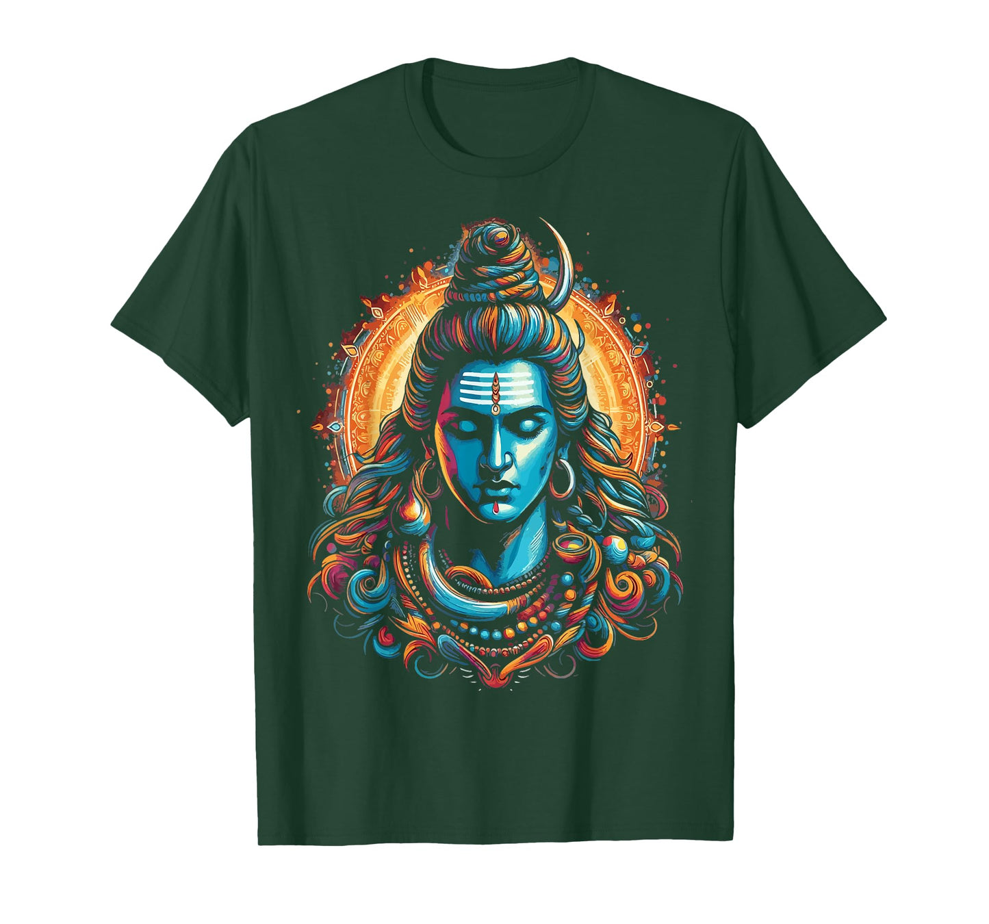 Lord Shiva Hindu God Mahadeva Trident Hinduism Devotee T-Shirt