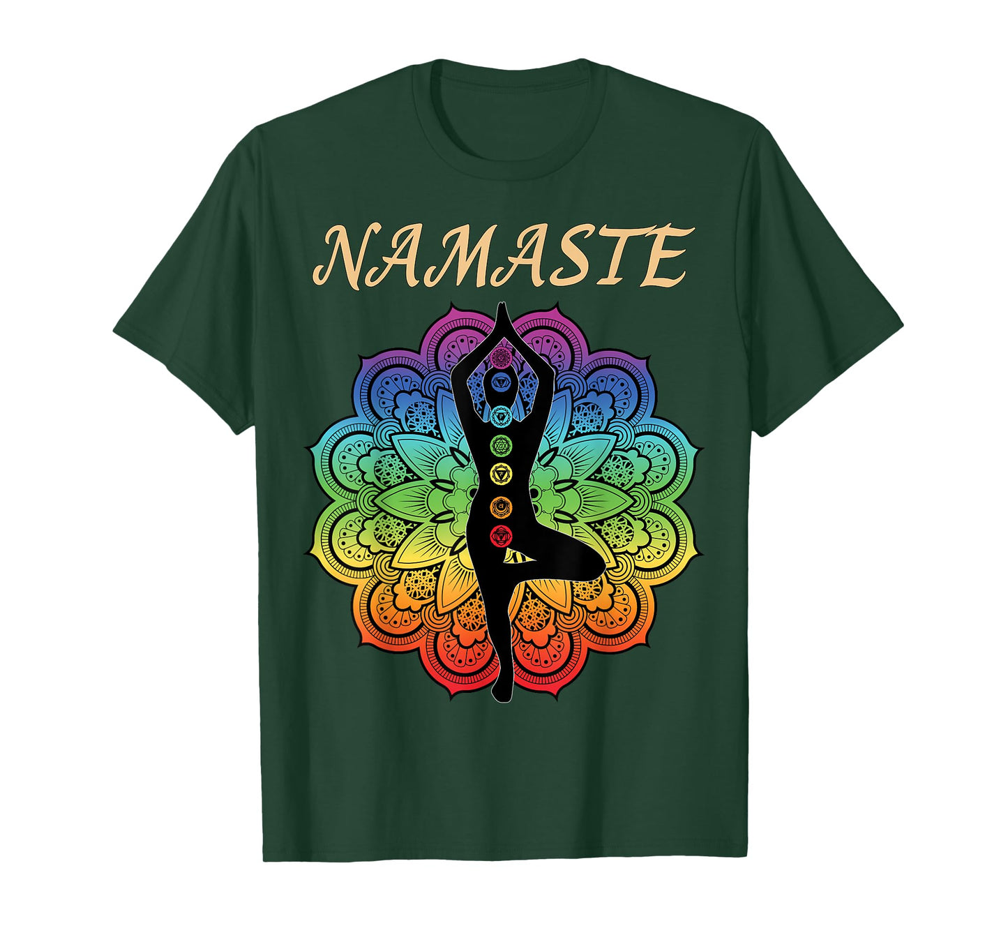 7 Chakra Namaste Reiki Kundalini Yoga T-Shirt