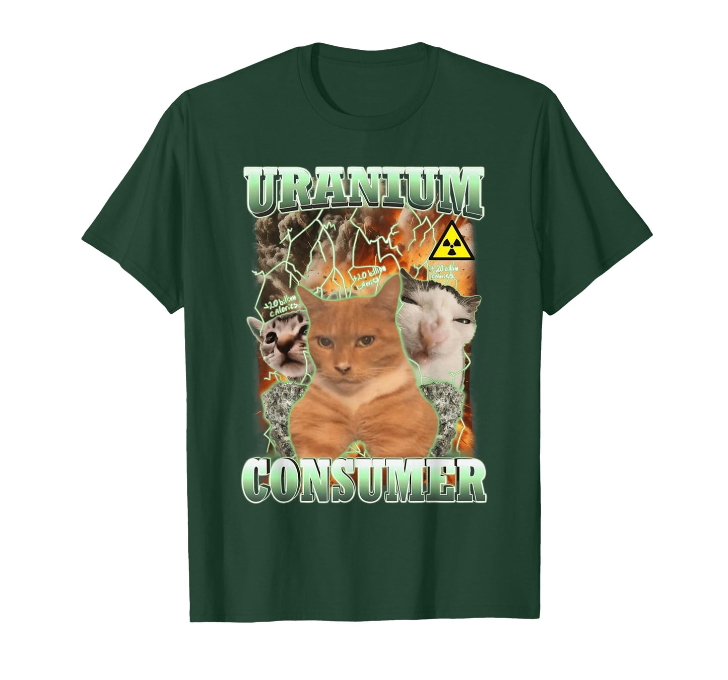 Uranium Consumer Cat Funny T-Shirt