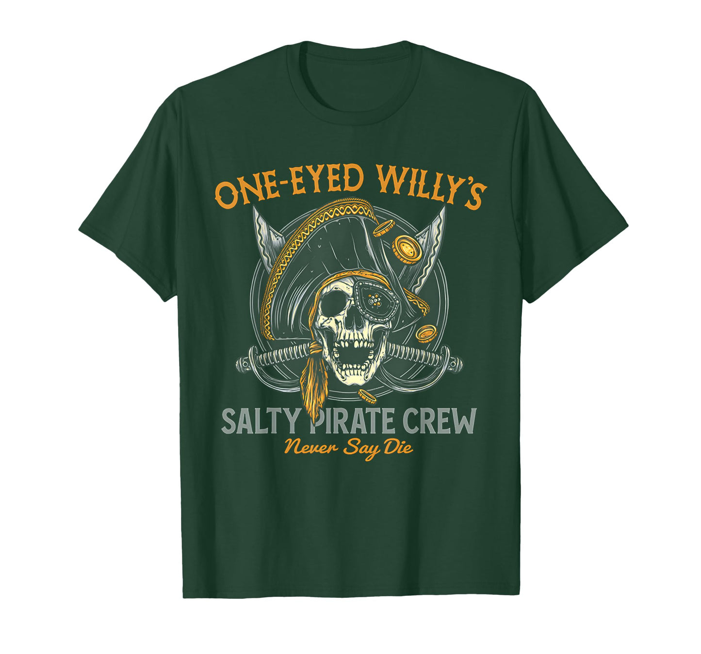 One Eyed Willy's Salty Pirate Crew T-Shirt