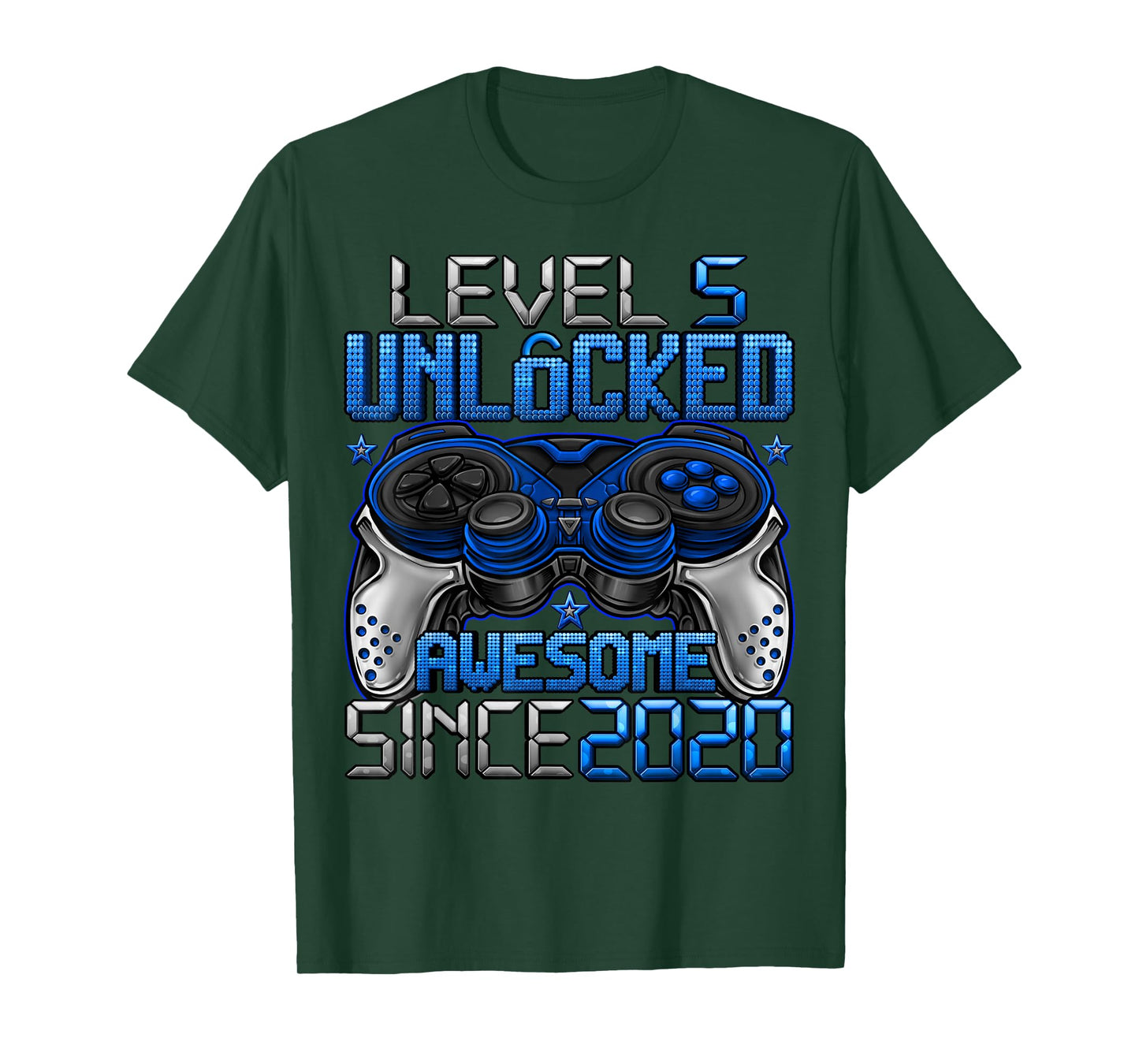 Level 5 Unlocked 5 Year Old Gifts For Boys 5th Birthday Boy T-Shirt