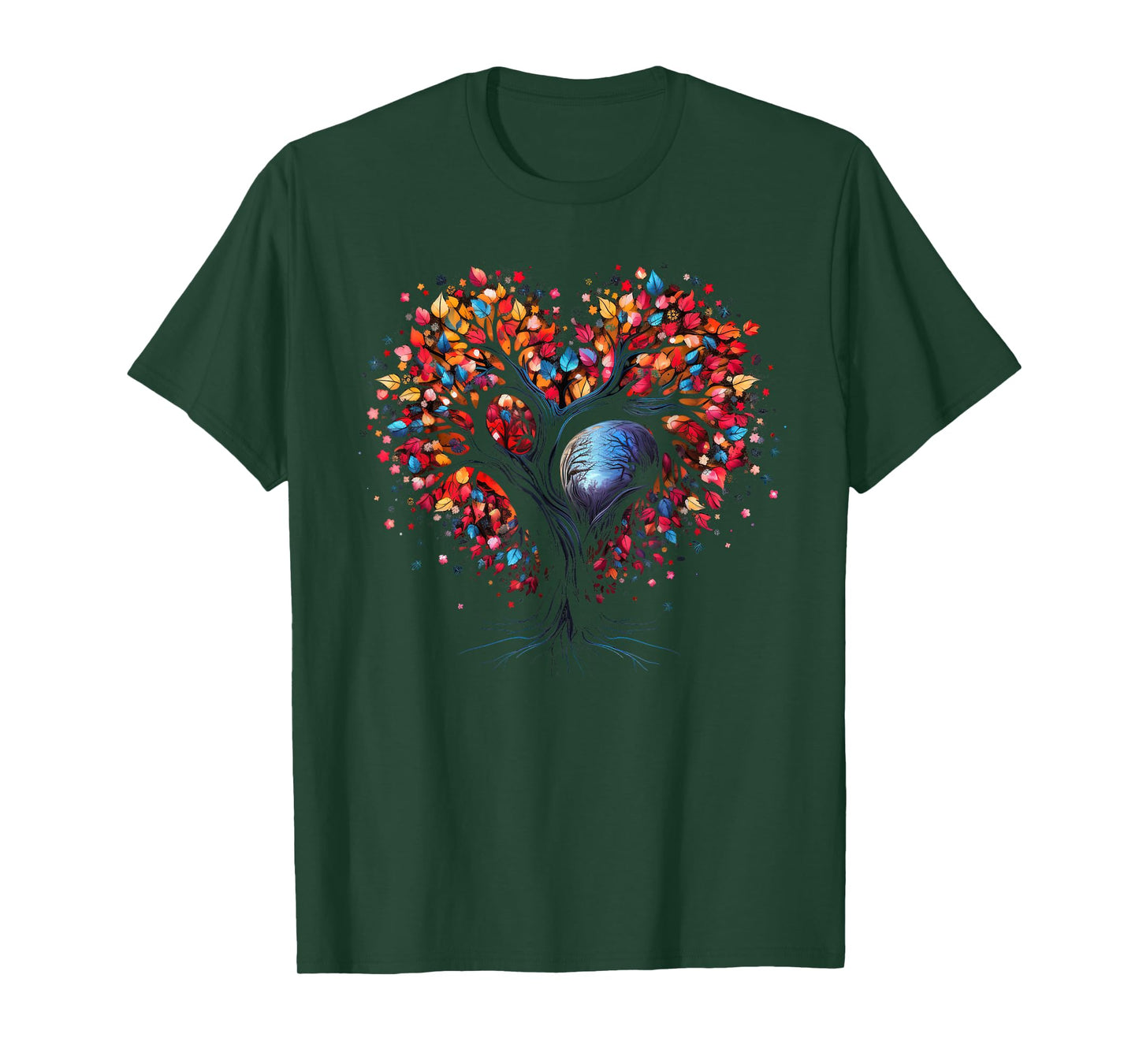 Tree of Life Heart Buddhism Yoga Meditation T-Shirt