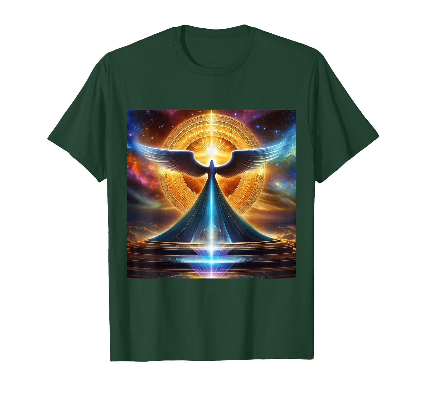 Spiritual Magic Angelic Bohemian Chakra Meditation New Age T-Shirt