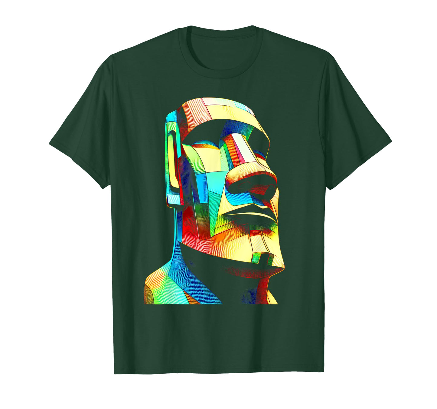 Historical The Moai Statue Easter Island Chile Christmas T-Shirt