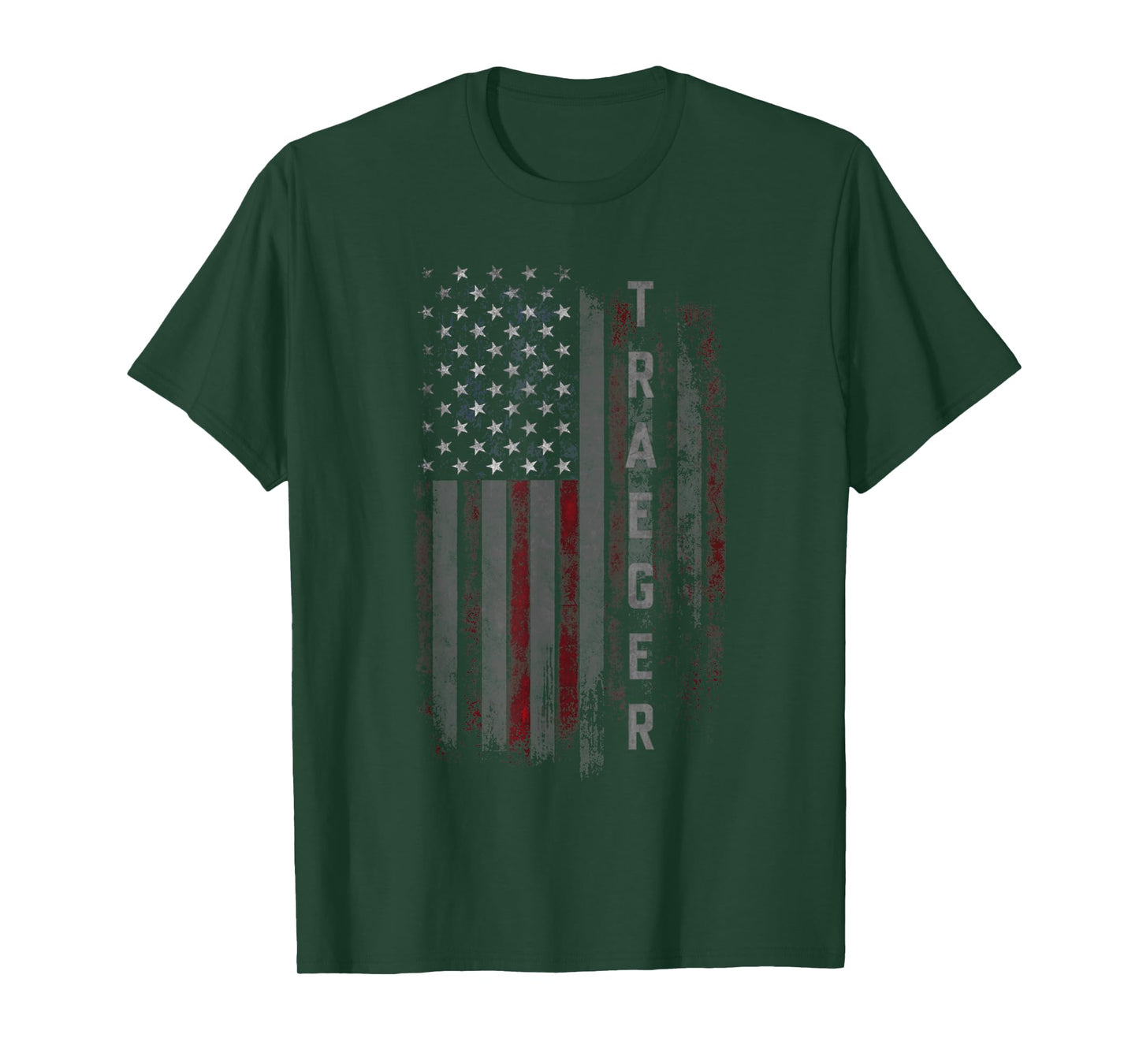 Traeger Family American Flag T-Shirt