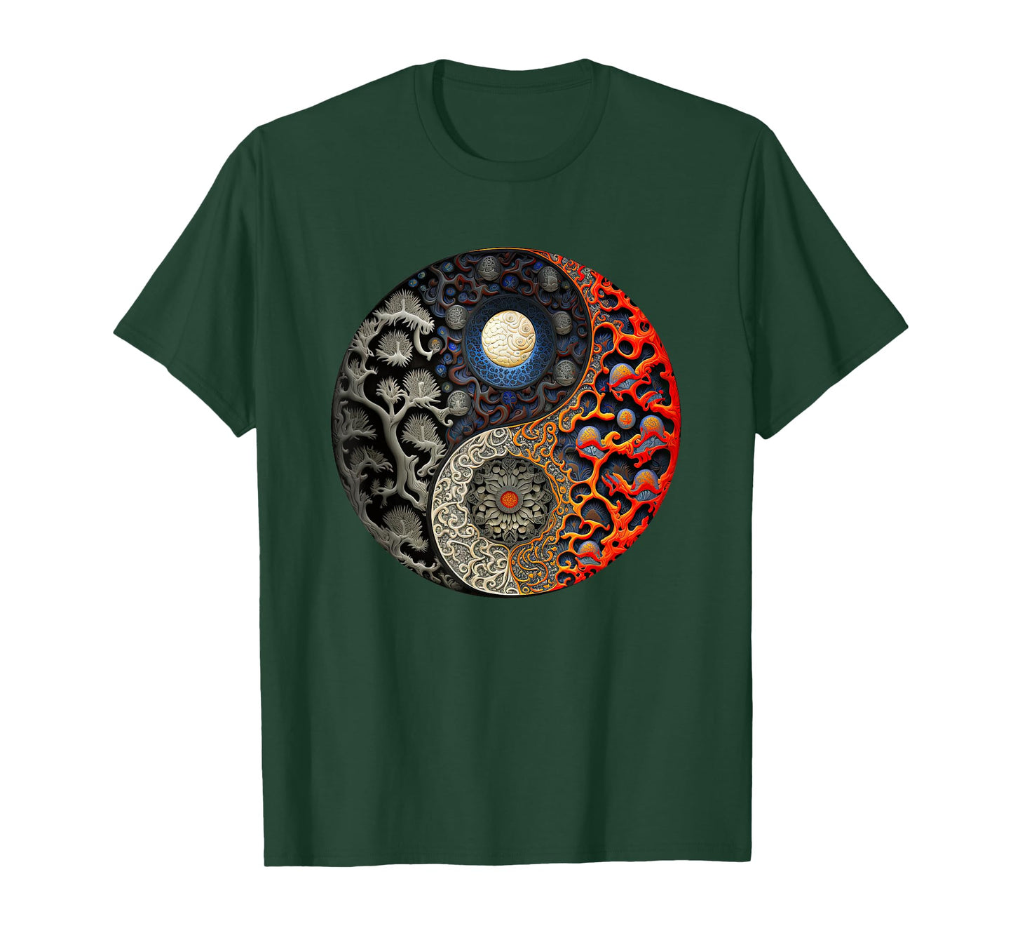 Yinyang Yoga Zen Yin yang Meditation T-Shirt