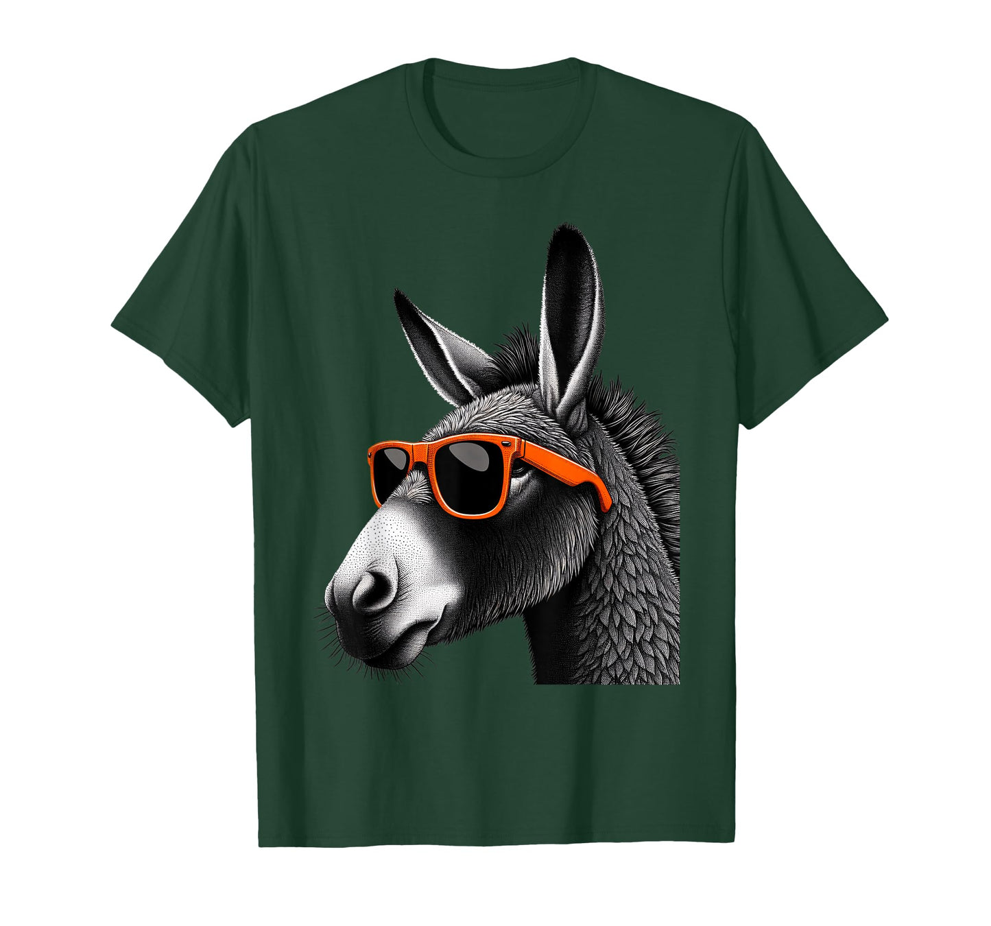 Cool Mule Wearing Sunglasses Graphic Art T-Shirt