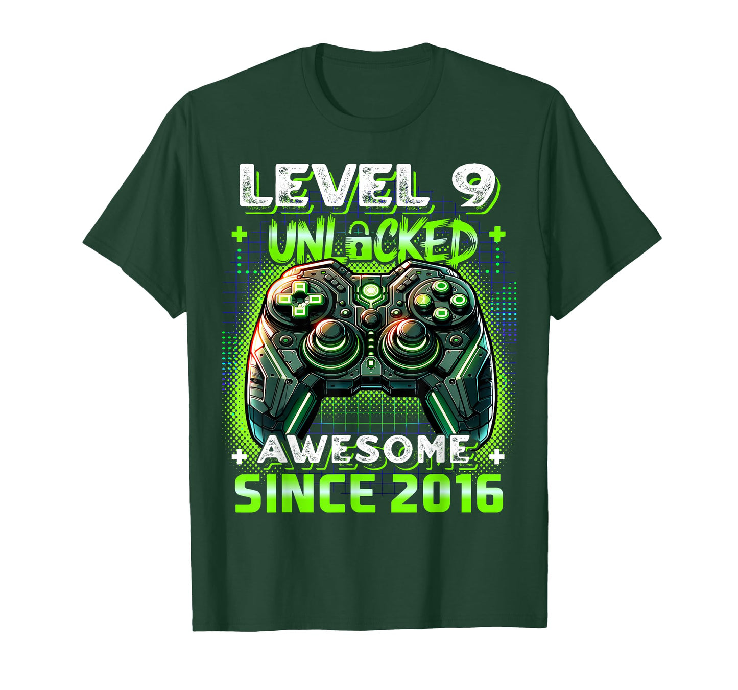 9th Birthday Boy Level 9 Gamer 9 Year Video Game Party T-Shirt