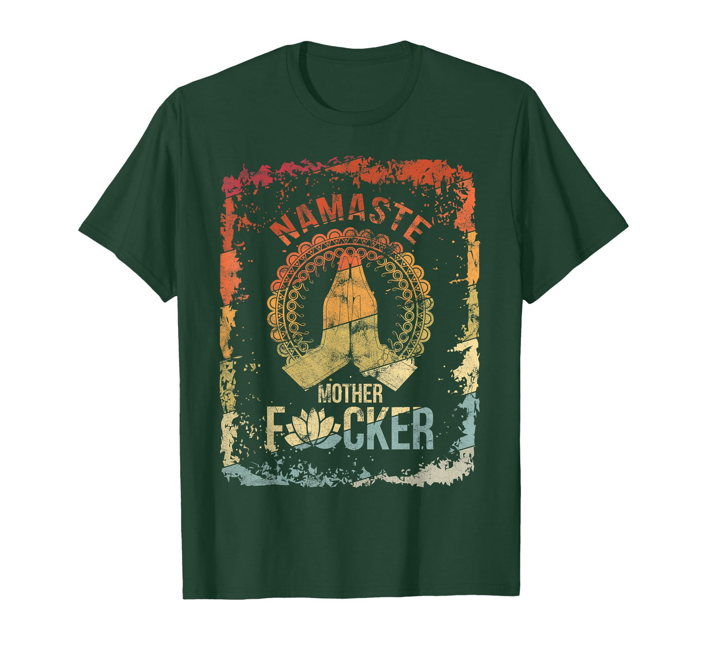 Yoga Namaste Mother F Vintage T-Shirt