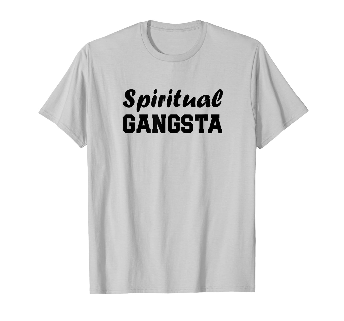 Womens Mens Yogi Shirt Funny Spiritual Gangsta Shirt T-Shirt