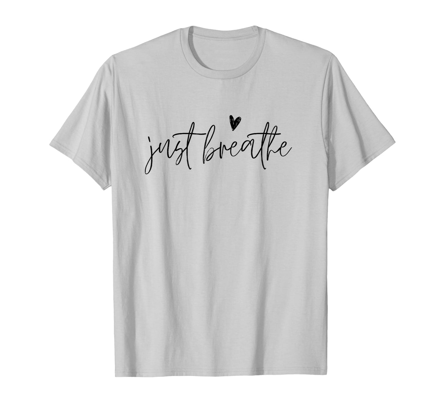 Just Breathe Yogi Yoga Mom Lover Teacher Meditation Men Women Kids T-Shirt