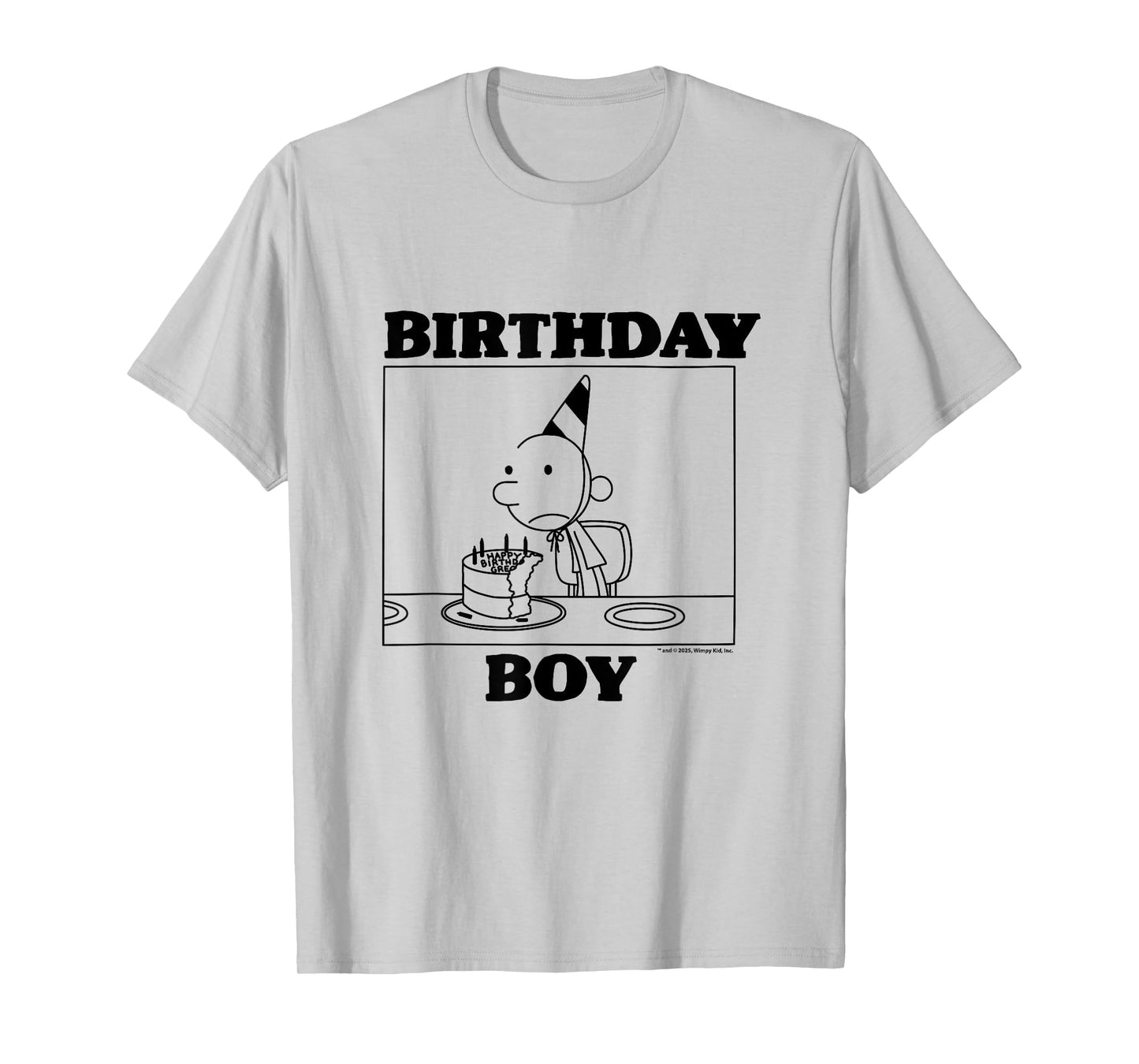 Diary of a Wimpy Kid Greg Birthday Boy Comic Panel T-Shirt