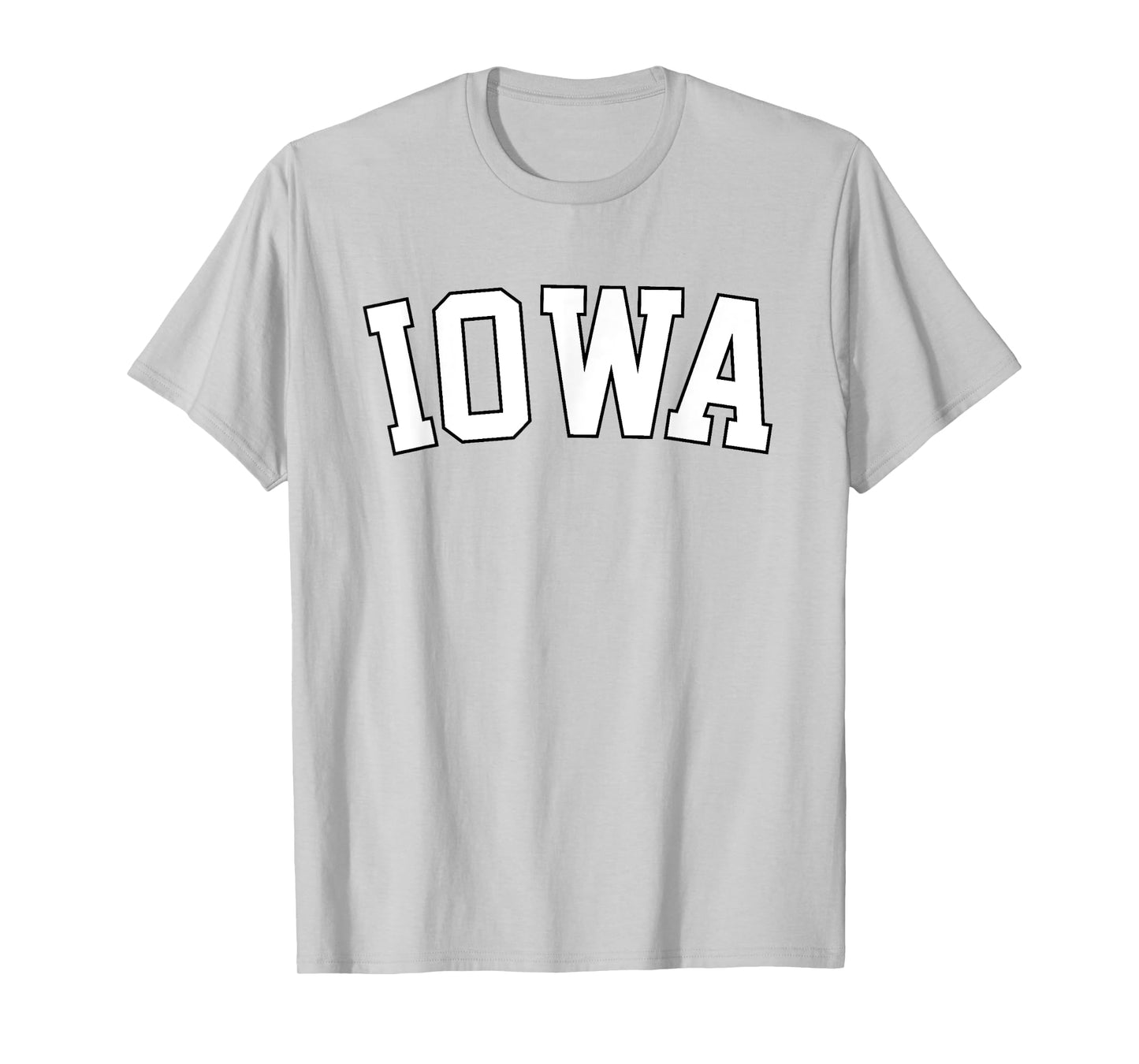 Retro Iowa Tee Vintage Iowa Black Gold Iowa Throwback Design T-Shirt