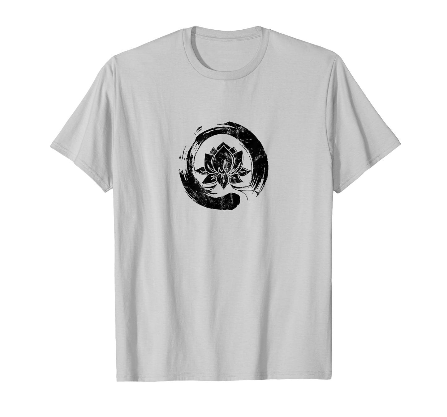 Enso Zen Circle of Enlightenment Lotus Vintage T-shirt