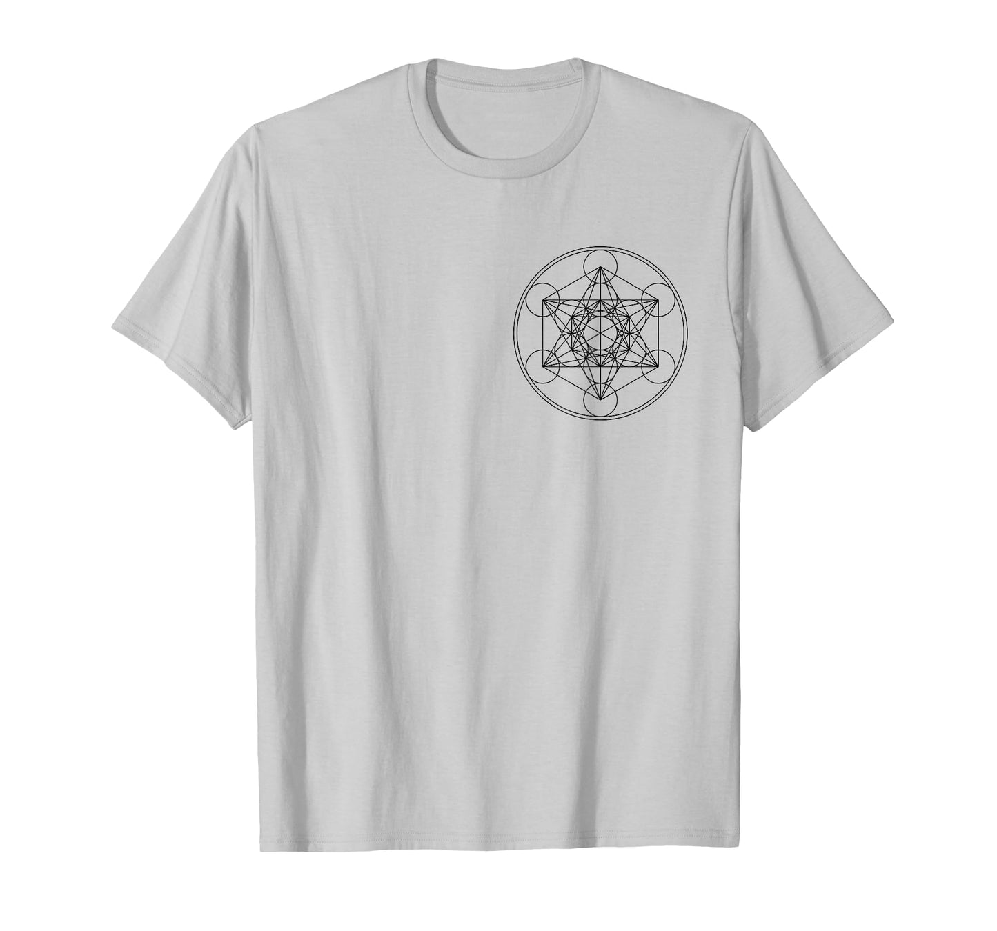 Metatronscube, Sacred Geometry, Platonic Solids, Yoga T-Shirt