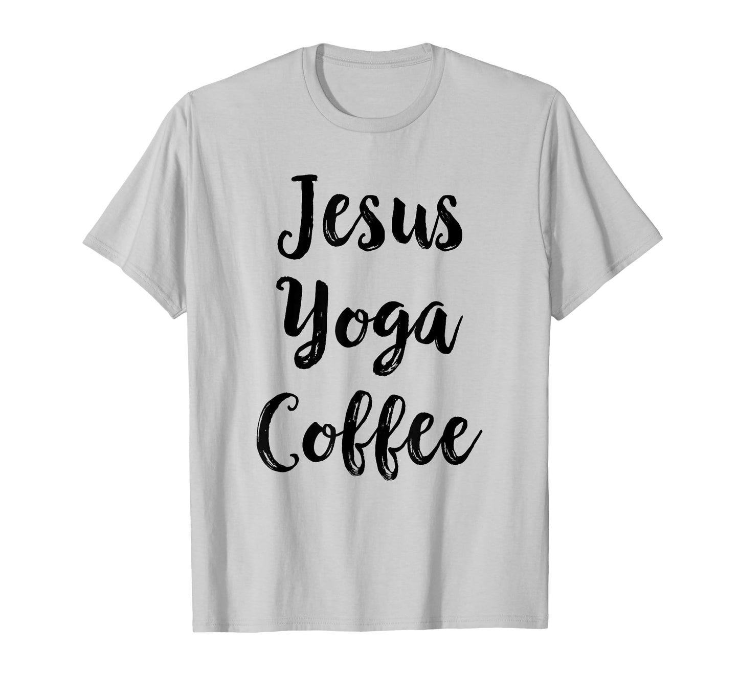 Funny Nicer After Yoga Shirts Jesus Yoga Coffee Christian Yoga Gift T-Shirt