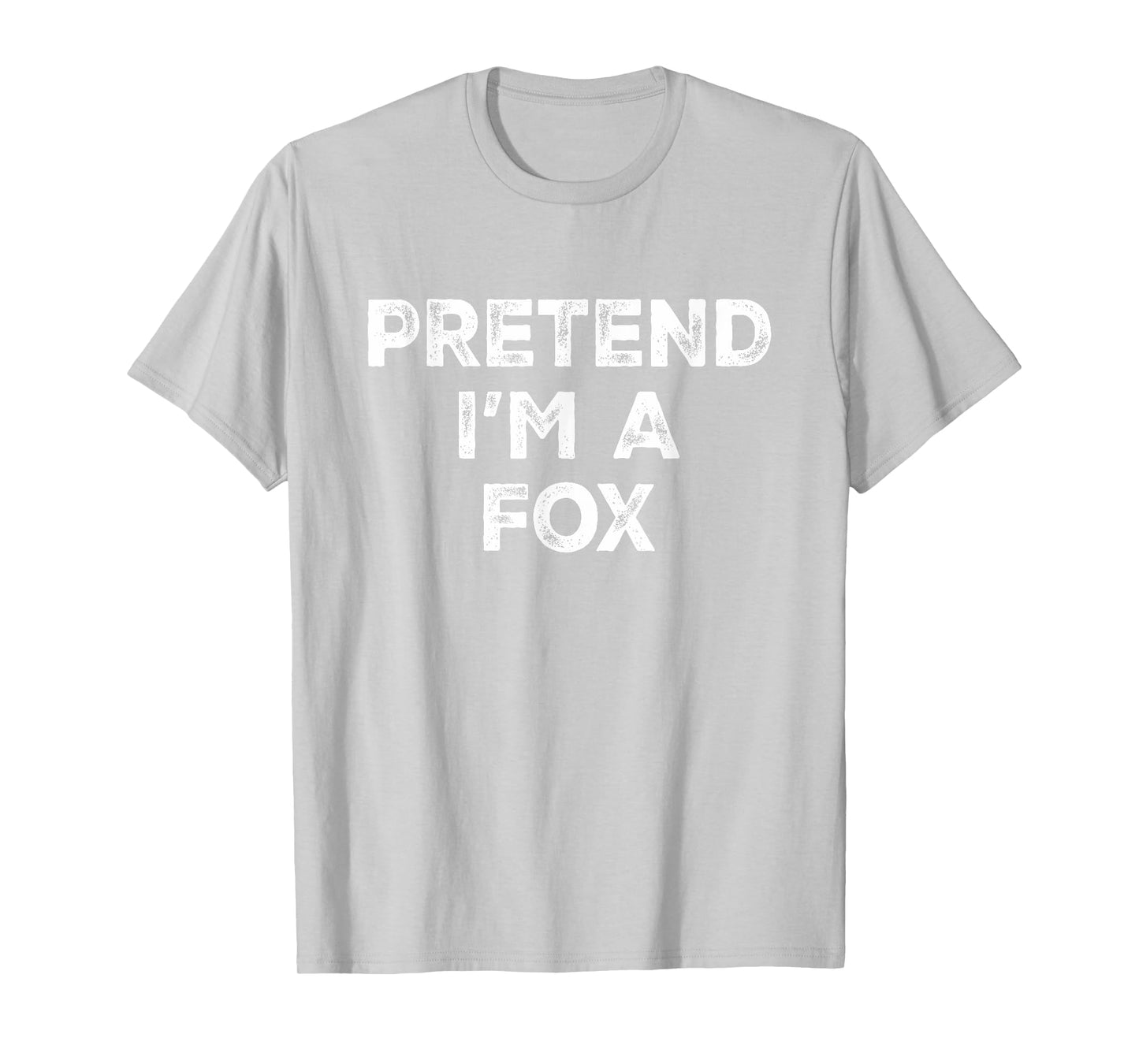 Pretend I'm A Fox Lazy Halloween Costume T-Shirt