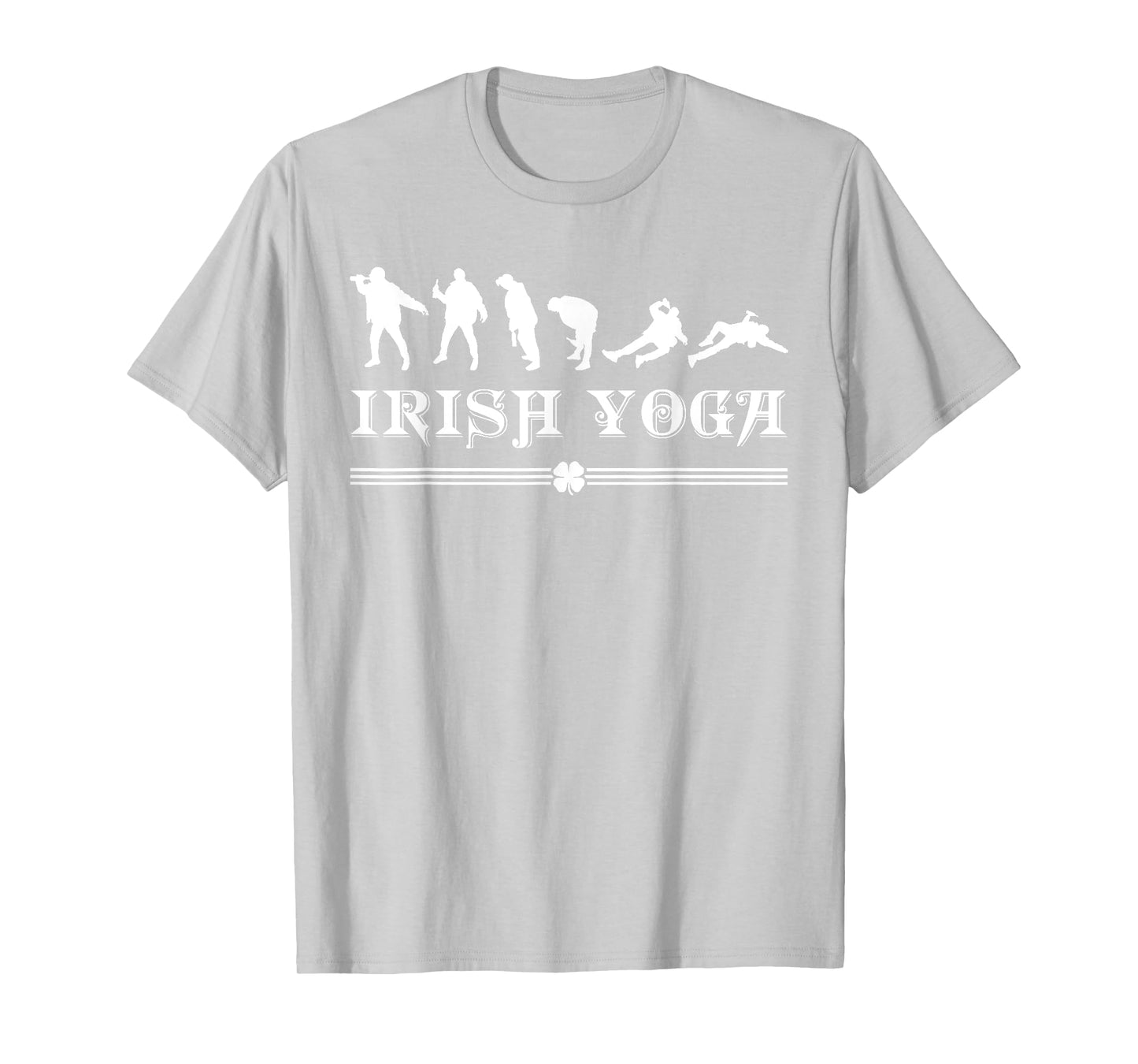 Irish Yoga St Patrick's Day Drinking Team Gift for Drunk Men T-Shirt