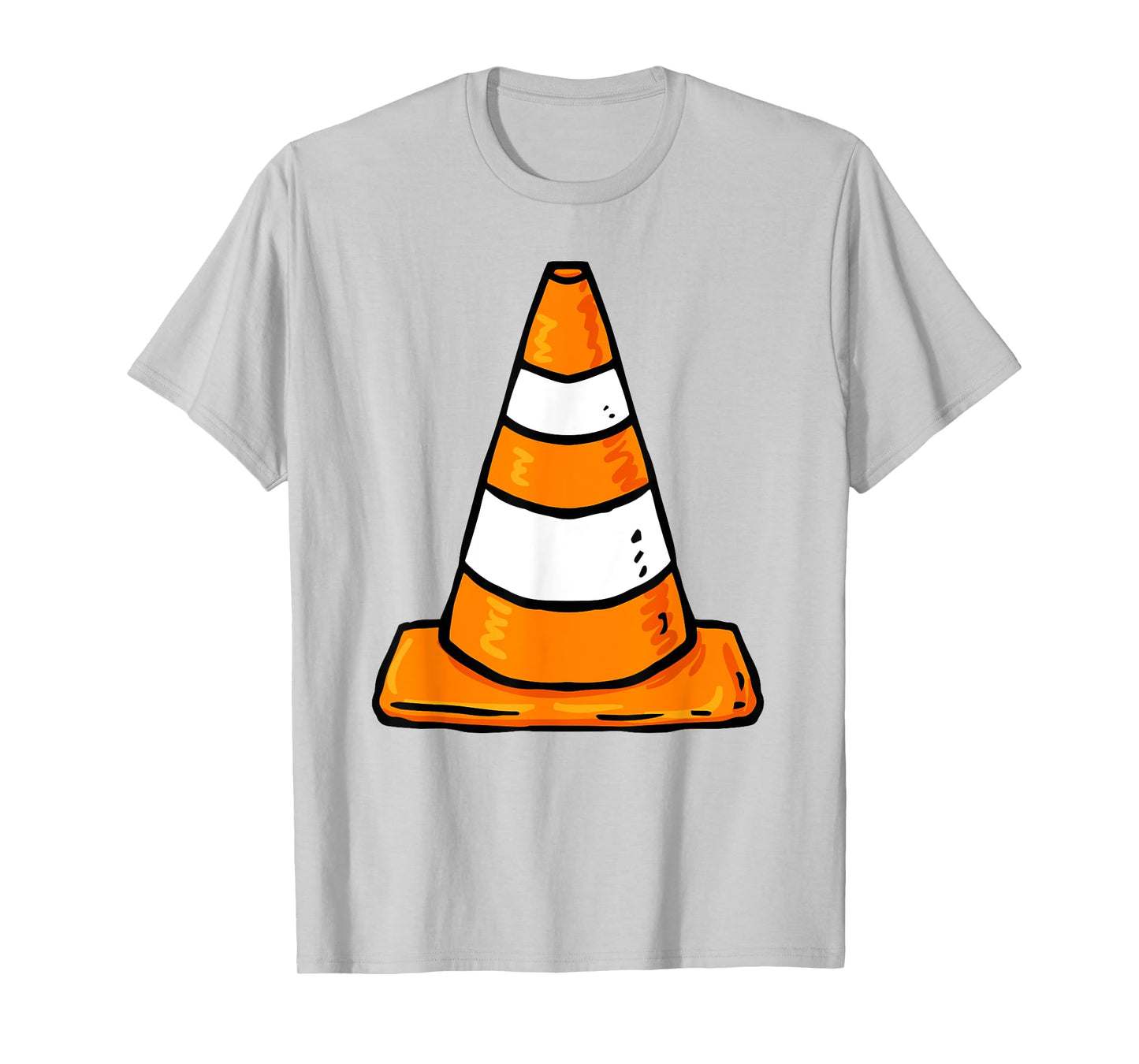 Traffic Cone Costume Group Matching Family Costume T-Shirt
