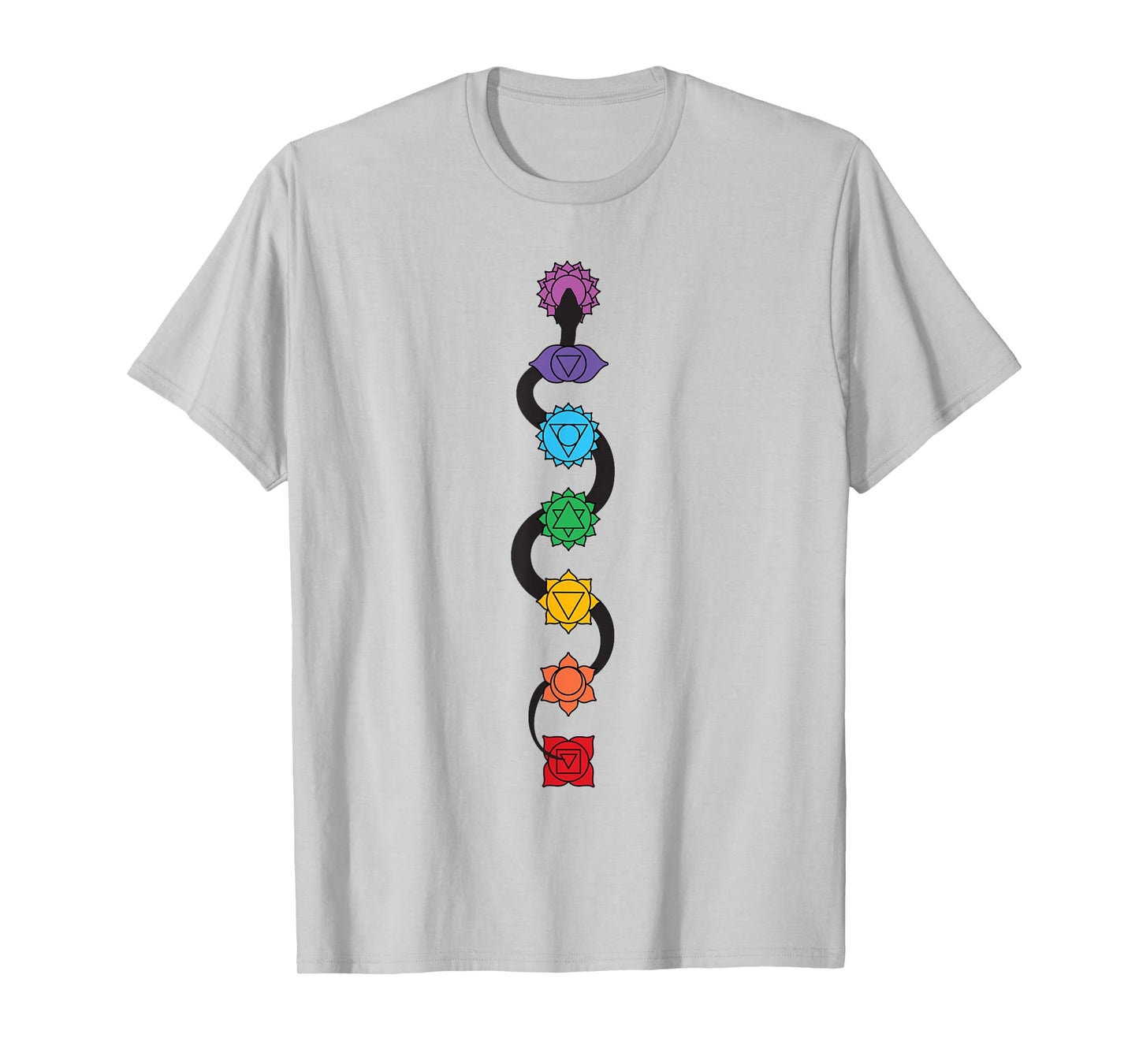Kundalini Serpent Rising 7 Chakras Yoga - Kundalini Snake T-Shirt
