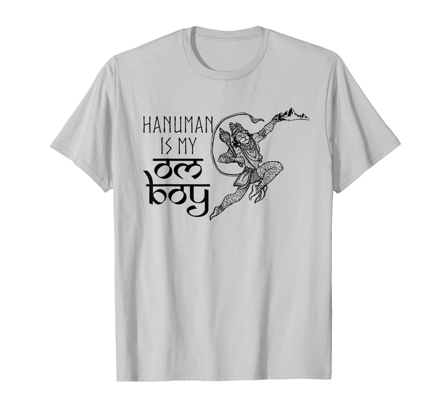 Funny Hanuman Is My Om Boy Hindu God T-Shirt T-Shirt