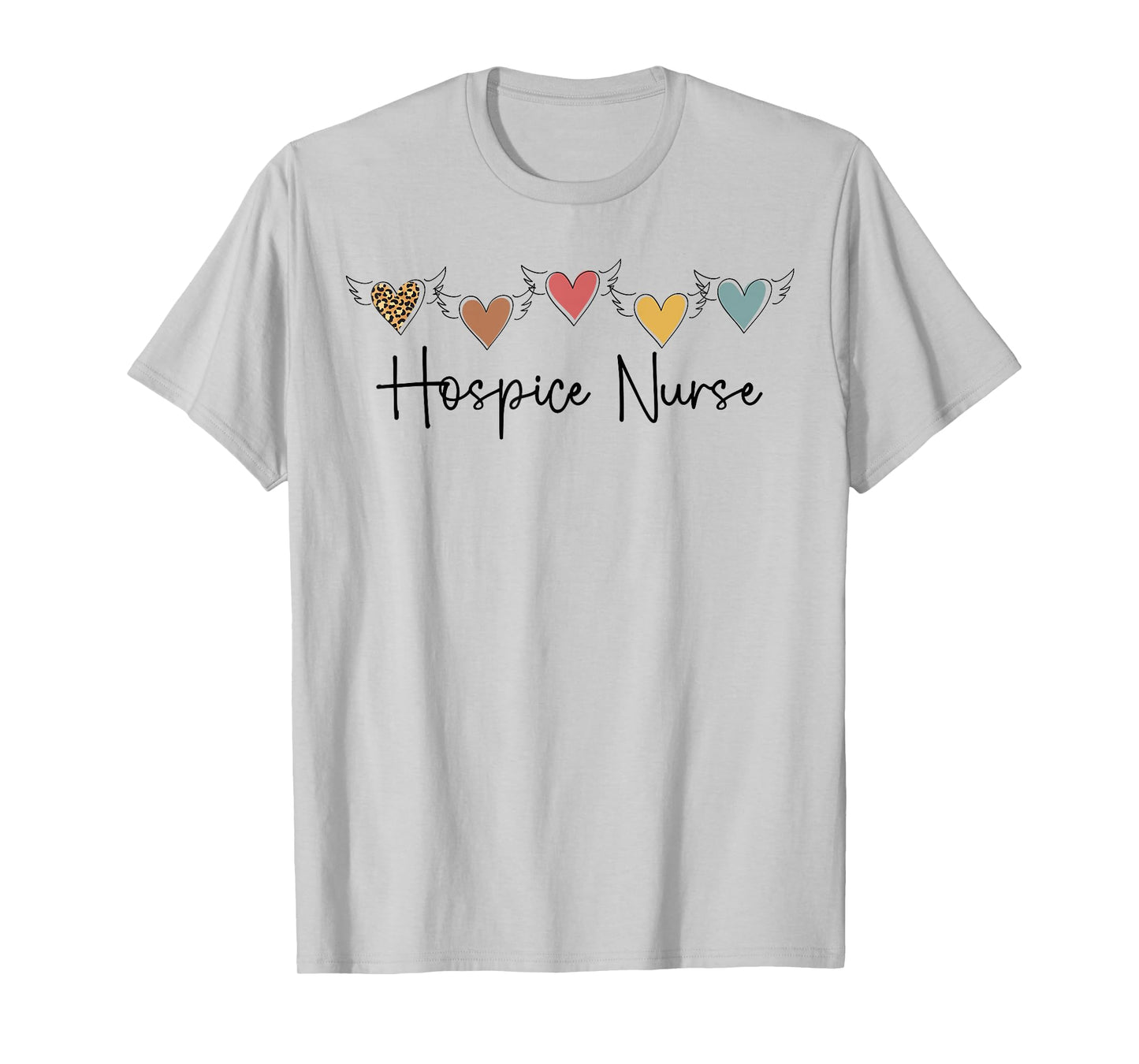 Hospice Nurse Hearts Palliative Nurse Hospice Nursing T-Shirt