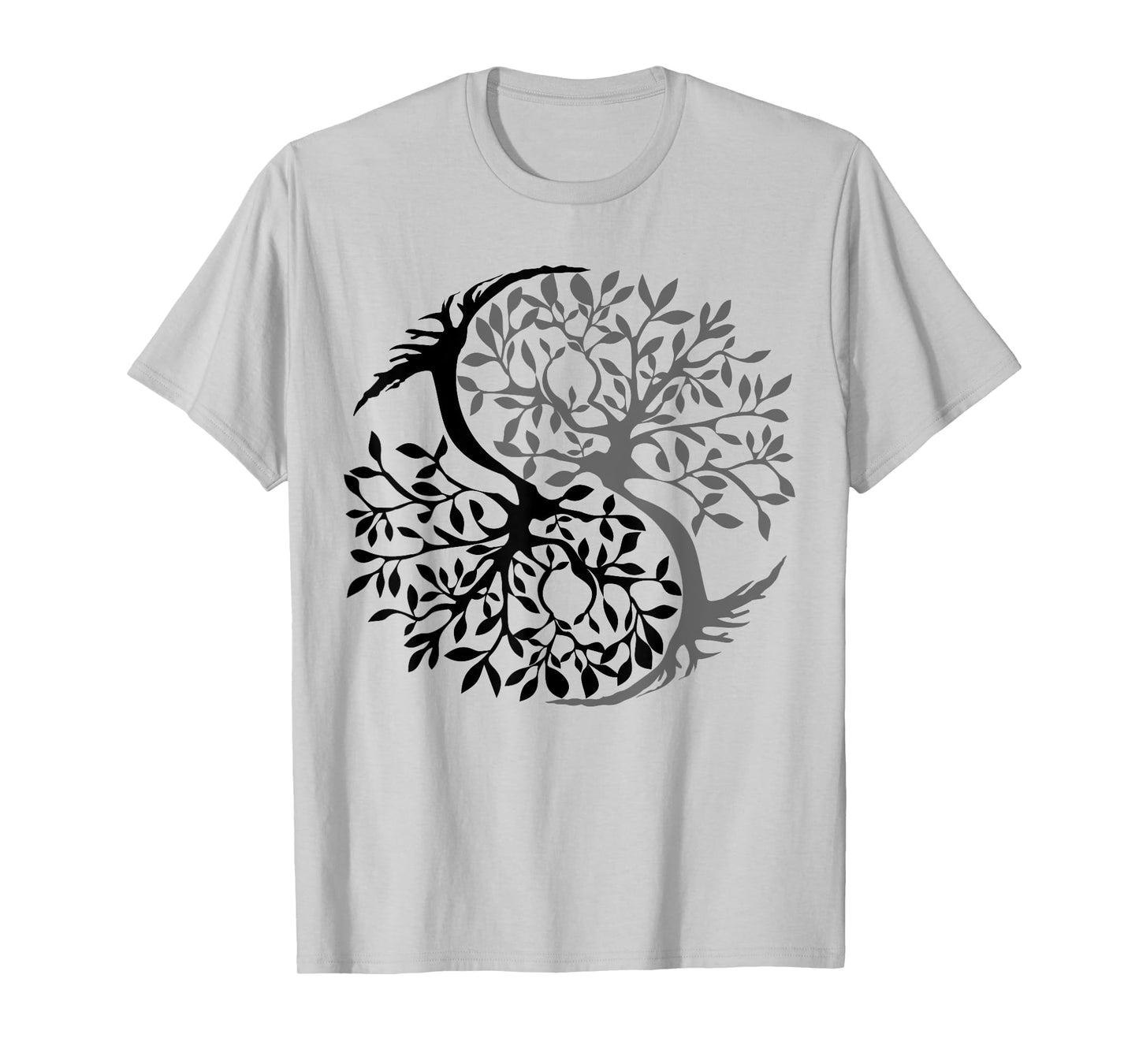 Tree Of Life Yin Yang Symbol Funny Bonsai Zen Gift Men Women T-Shirt