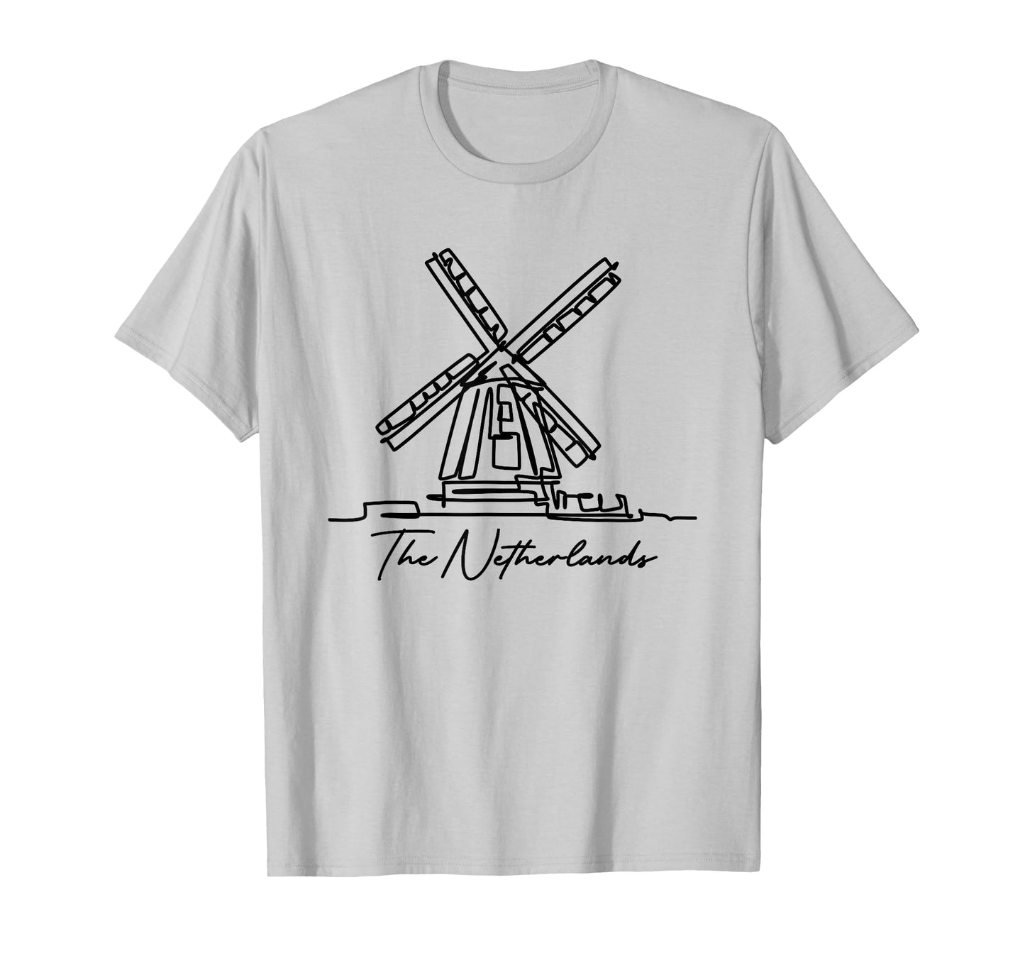 The Netherlands Windmill Amsterdam Zaanse Schans Souvenir T-Shirt