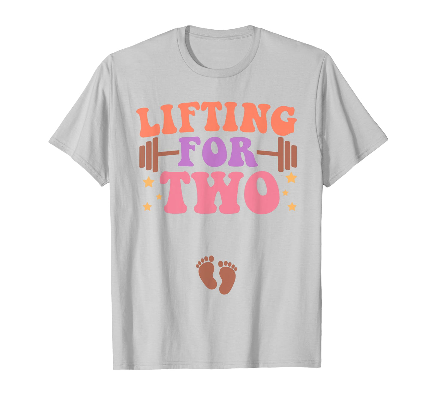 Lifting For Two Funny Pregnancy Gym Workout Expecting Mom T-Shirt
