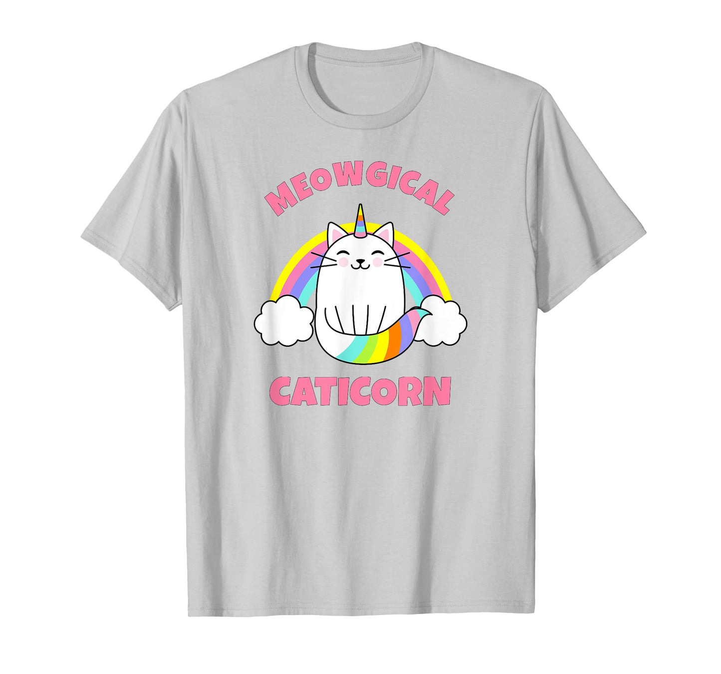 Caticorn Rainbow T-Shirt Meowgical Cat Unicorn Kittycorn Tee